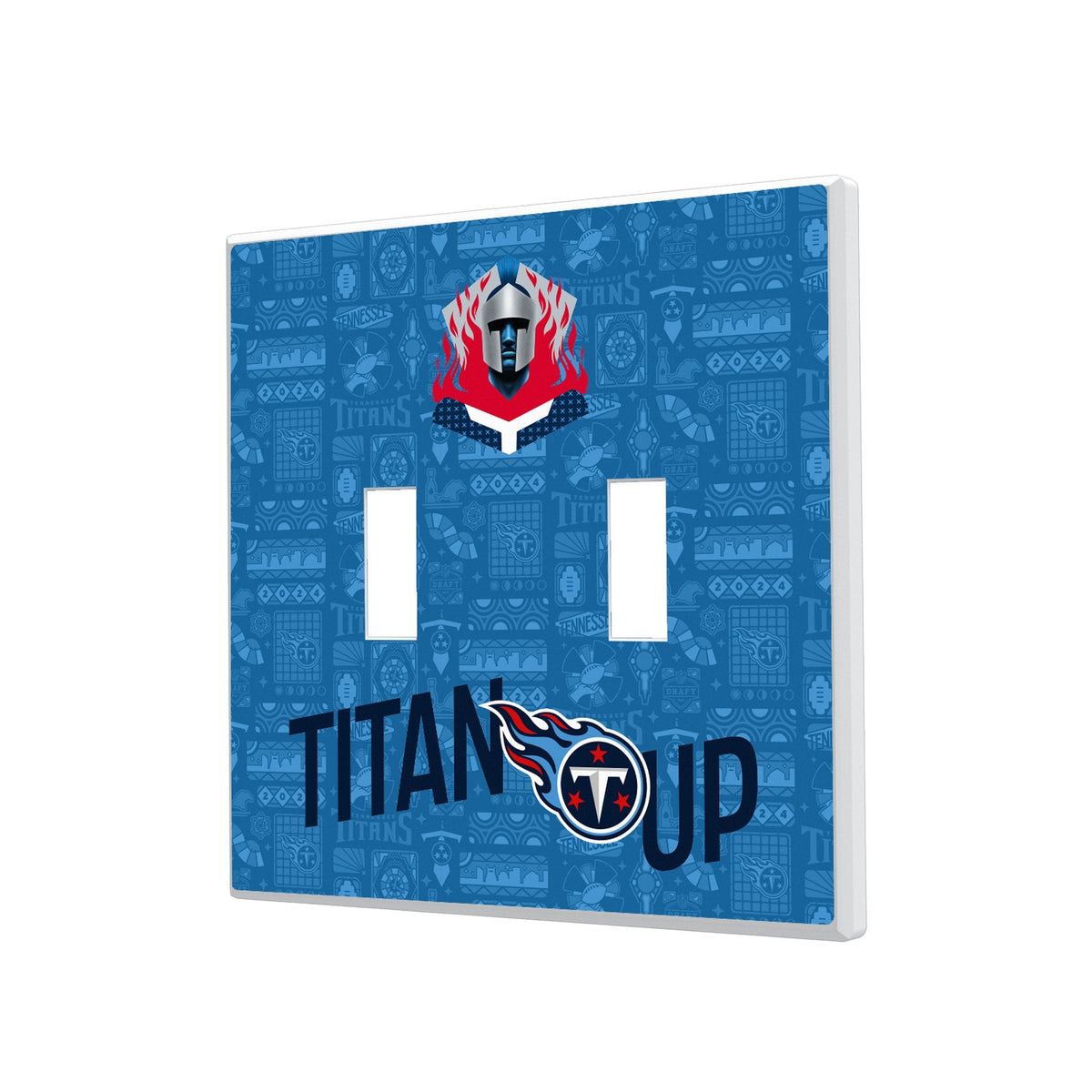 Tennessee Titans 2024 Illustrated Limited Edition Hidden-Screw Light Switch Plate 3