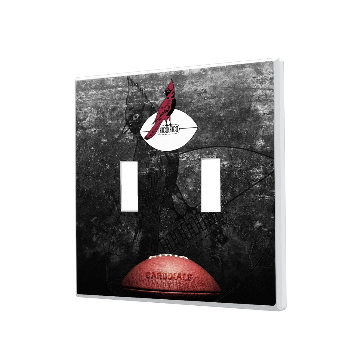 Chicago Cardinals 1947-1959 Historic Collection Legendary Hidden-Screw Light Switch Plate 3