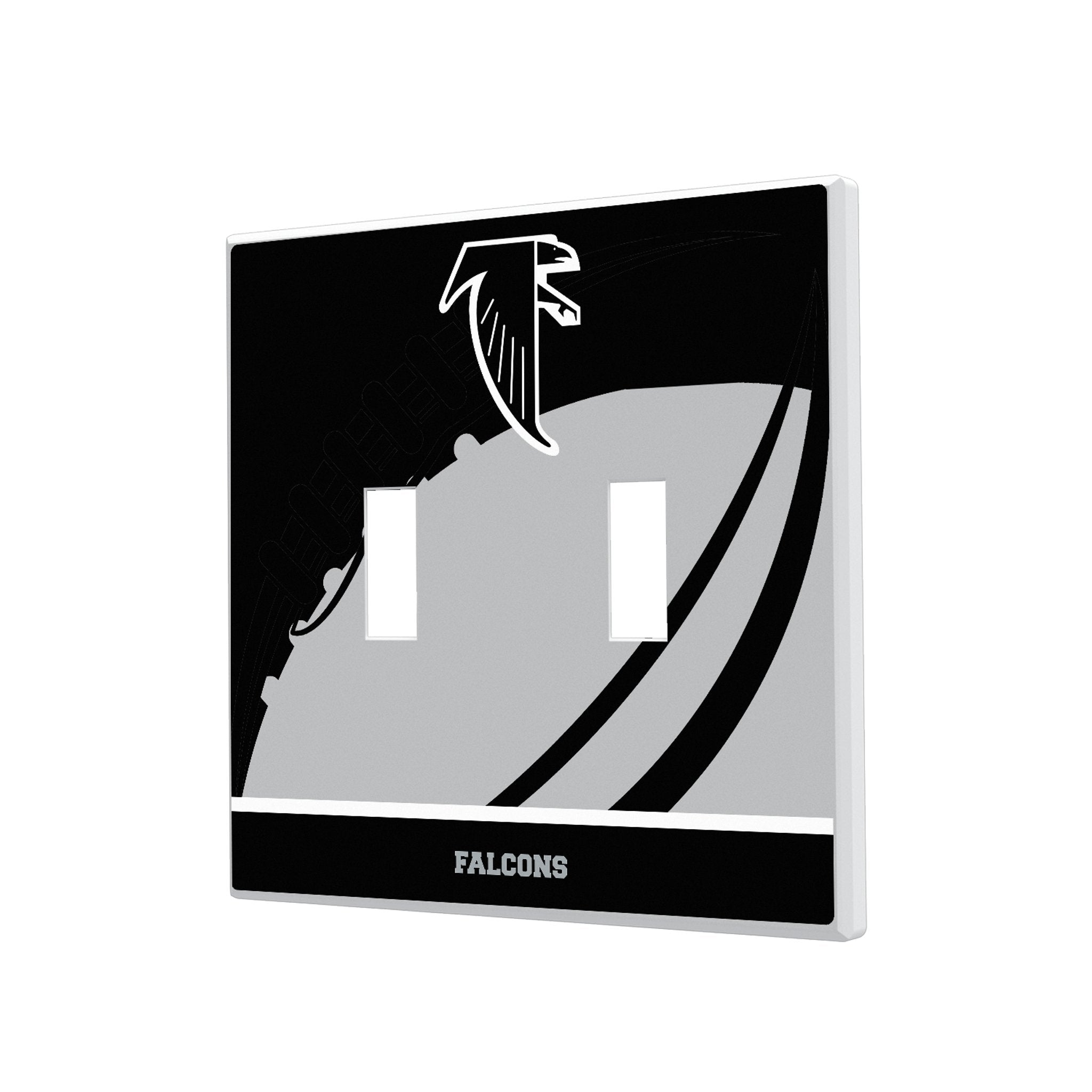 Atlanta Falcons Classic Passtime Hidden-Screw Light Switch Plate 3