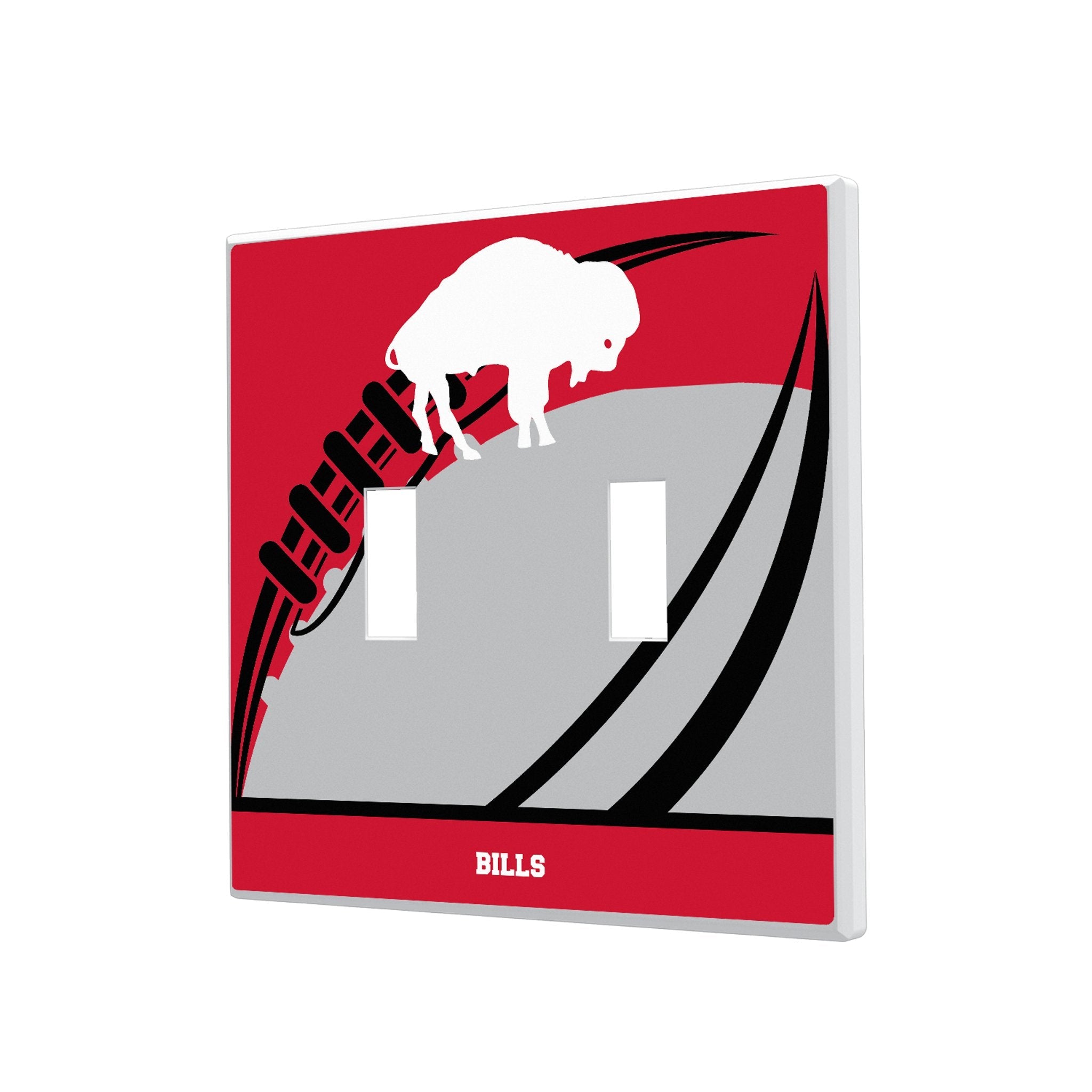 Buffalo Bills Historic Collection Passtime Hidden-Screw Light Switch Plate 3