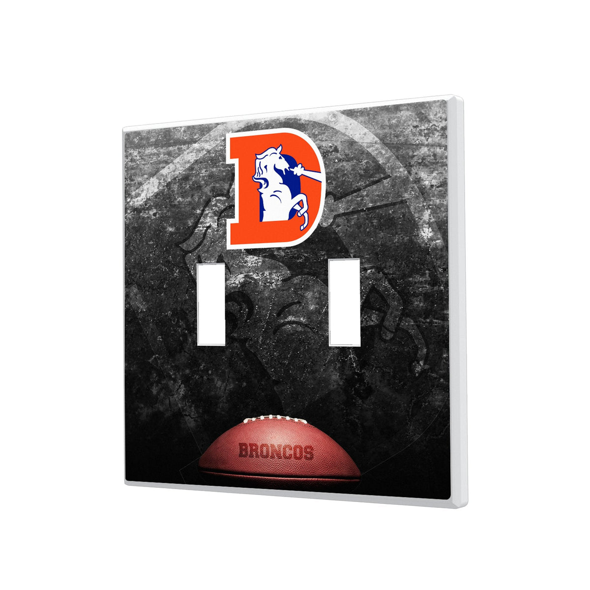 Denver Broncos 1993-1996 Historic Collection Legendary Hidden-Screw Light Switch Plate 3