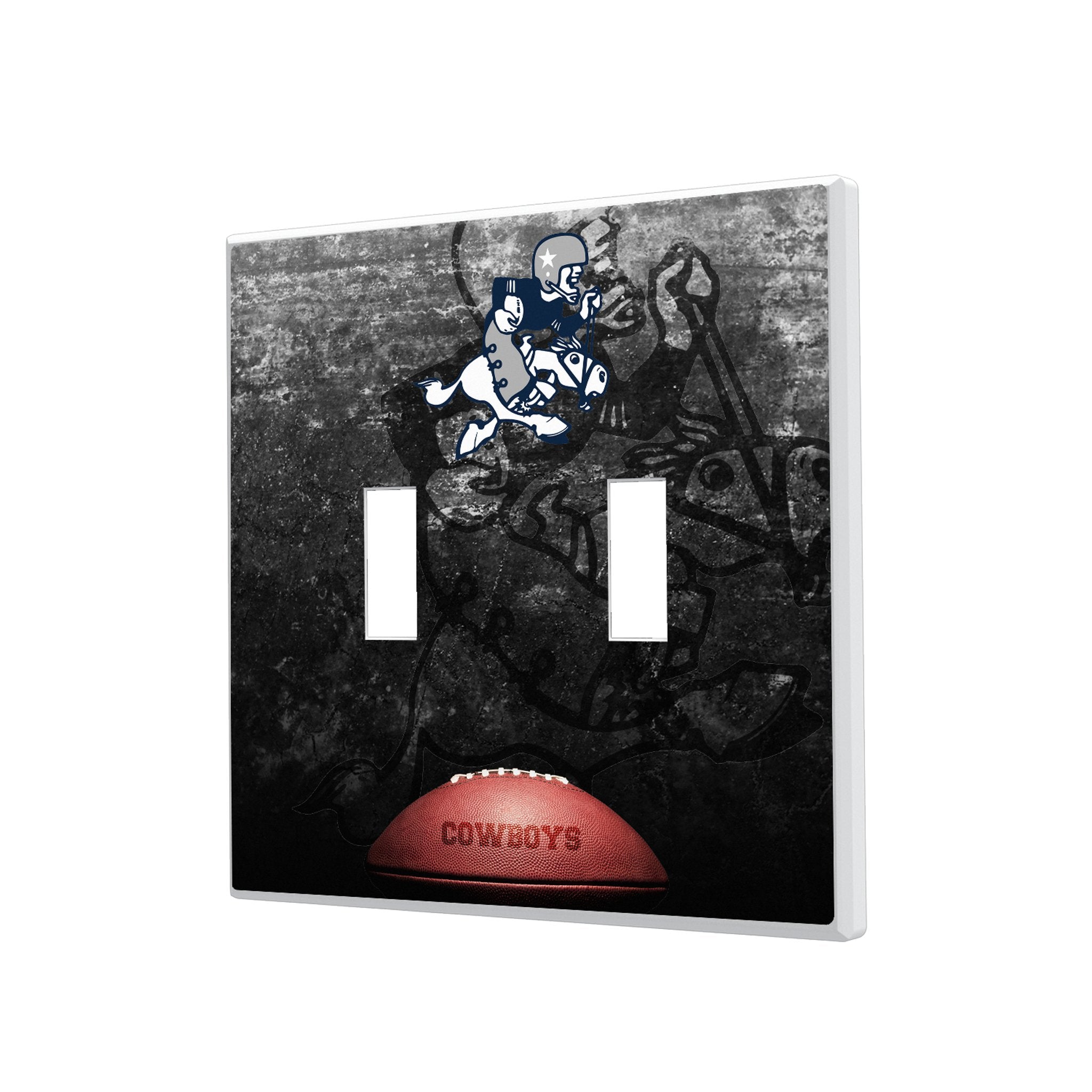 Dallas Cowboys 1966-1969 Historic Collection Legendary Hidden-Screw Light Switch Plate 3