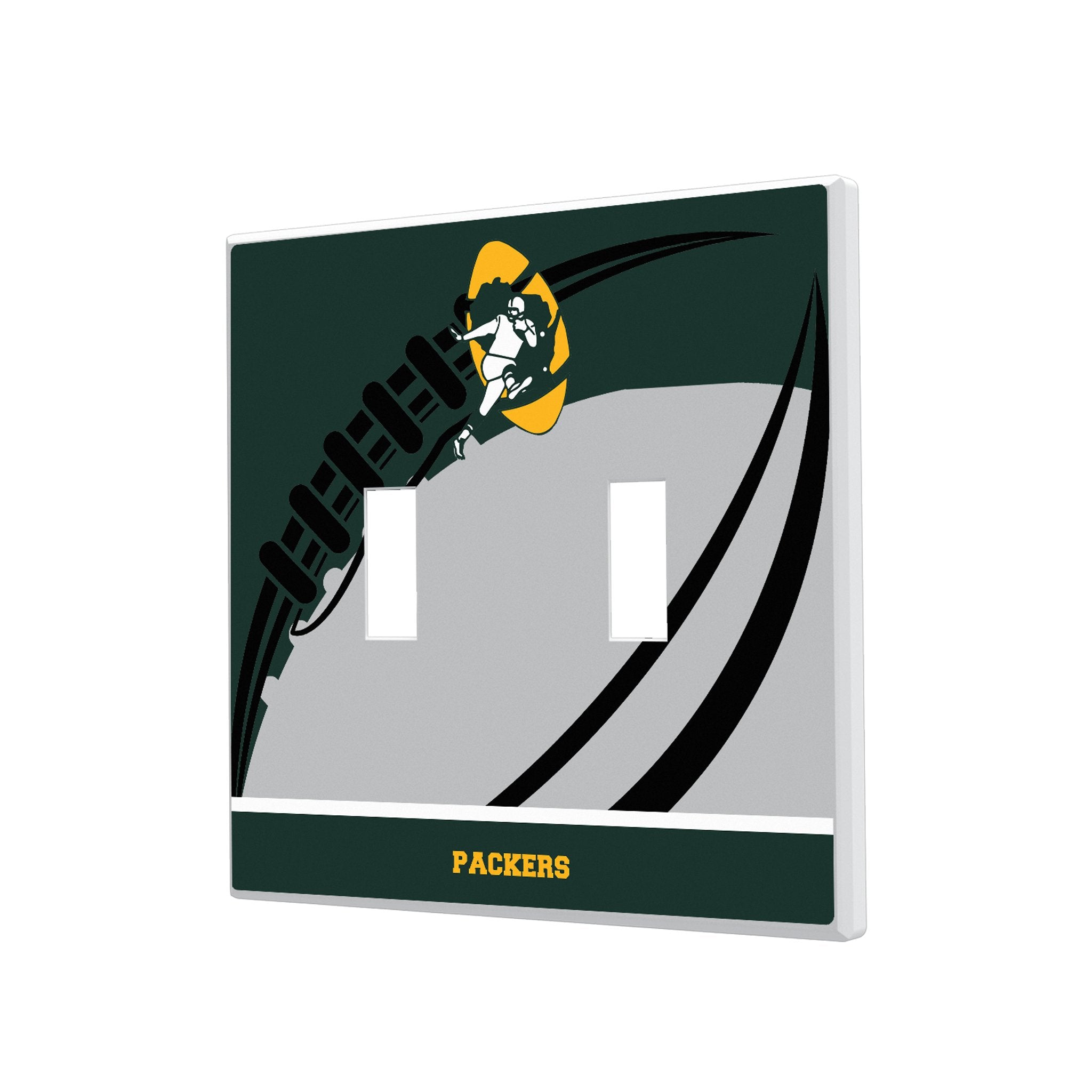 Green Bay Packers Historic Collection Passtime Hidden-Screw Light Switch Plate 3