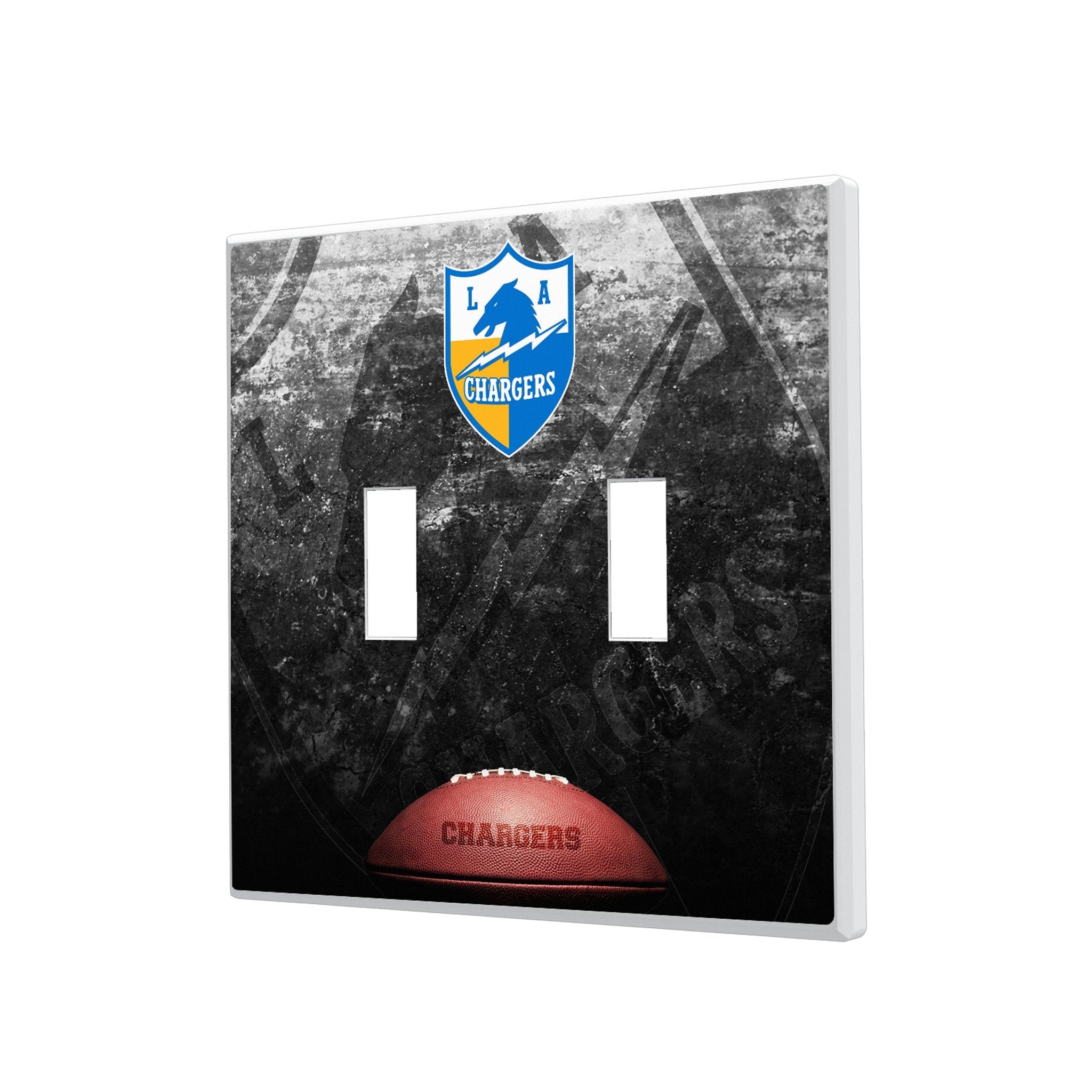 Los Angeles Chargers Historic Collection Legendary Hidden-Screw Light Switch Plate 3