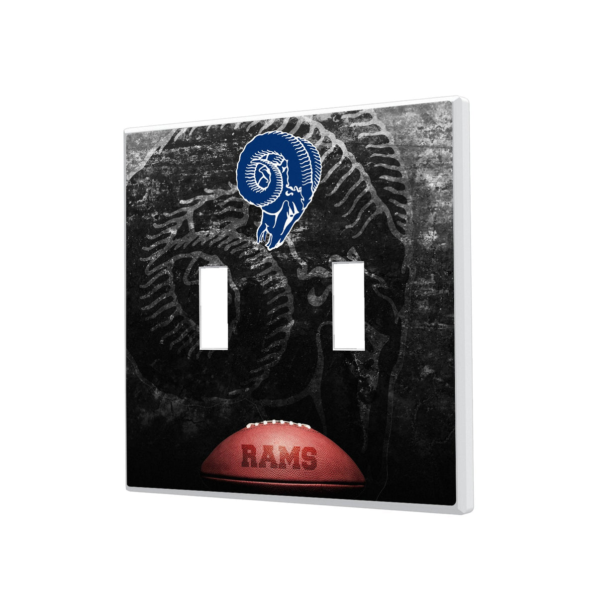 Los Angeles Rams Historic Collection Legendary Hidden-Screw Light Switch Plate 3