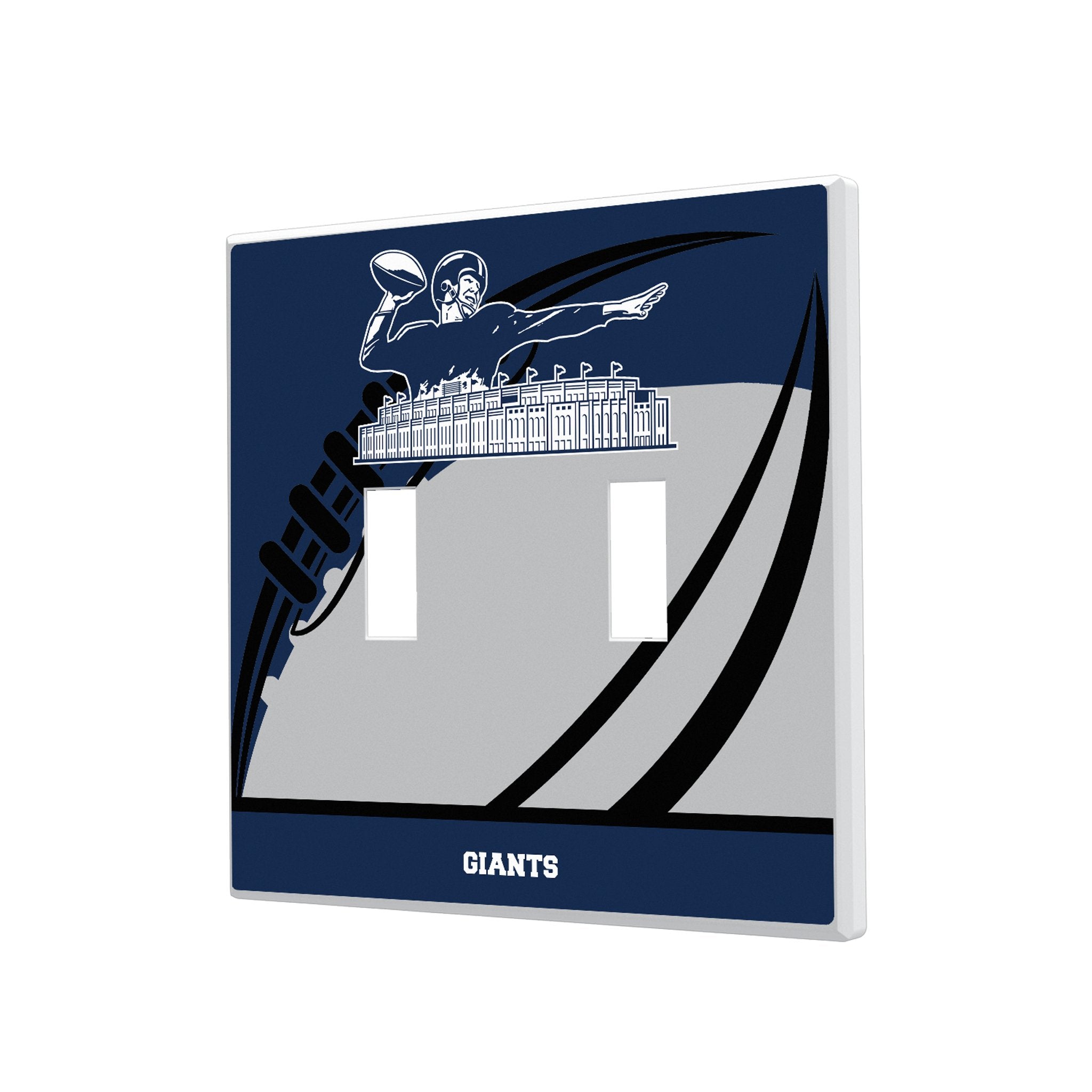 New York Giants 1960-1966 Historic Collection Passtime Hidden-Screw Light Switch Plate 3