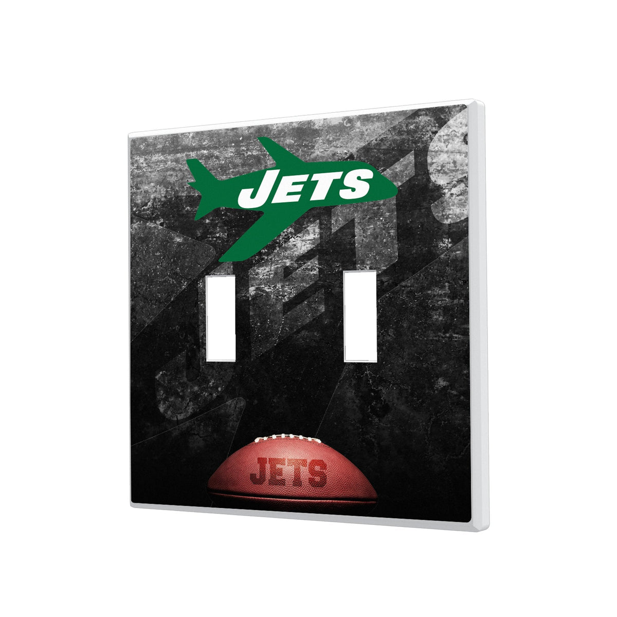 New York Jets 1963 Historic Collection Legendary Hidden-Screw Light Switch Plate 3