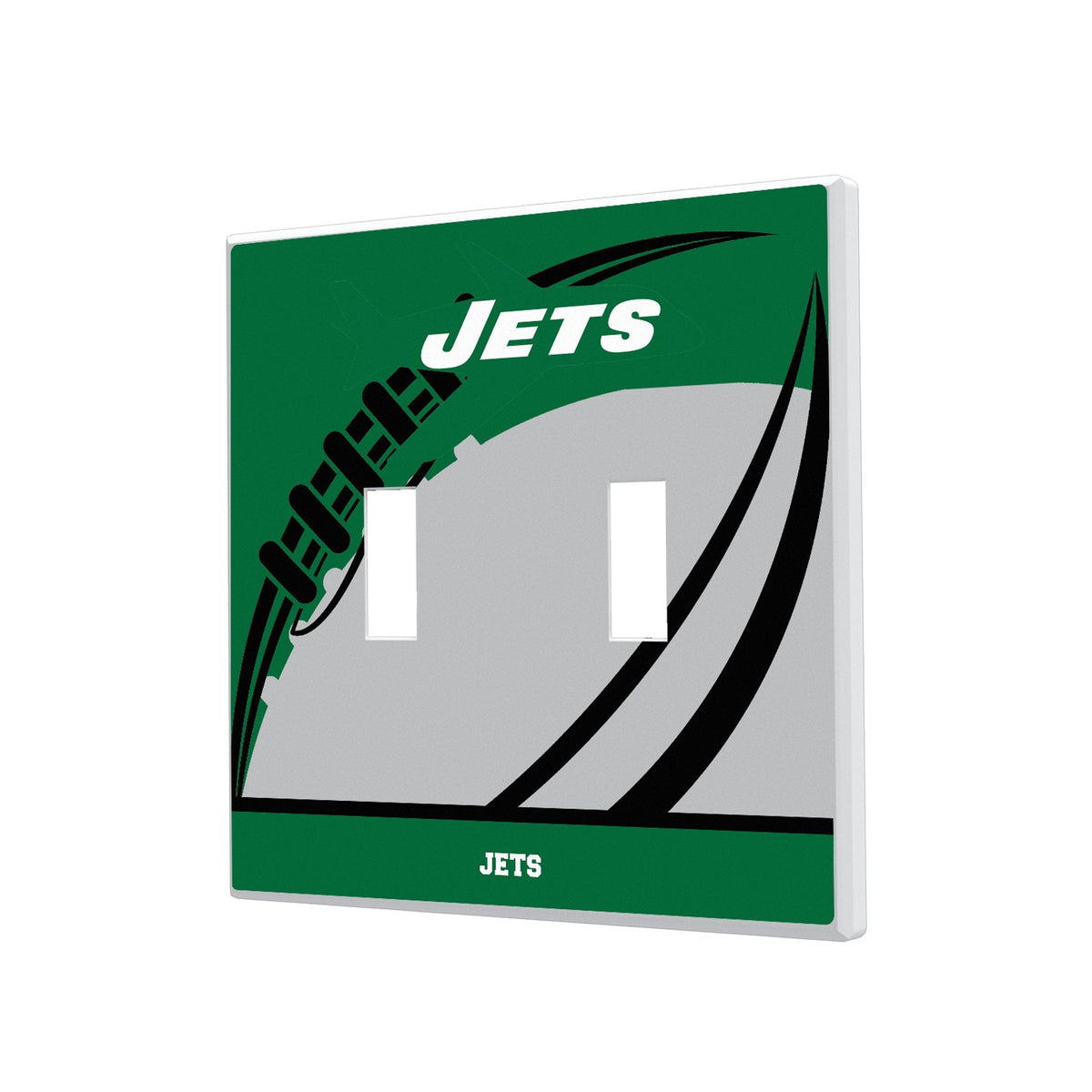 New York Jets 1963 Historic Collection Passtime Hidden-Screw Light Switch Plate 3