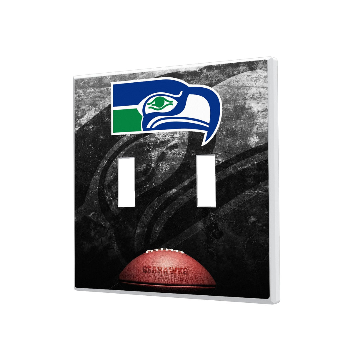 Seattle Seahawks Historic Collection Legendary Hidden-Screw Light Switch Plate 3