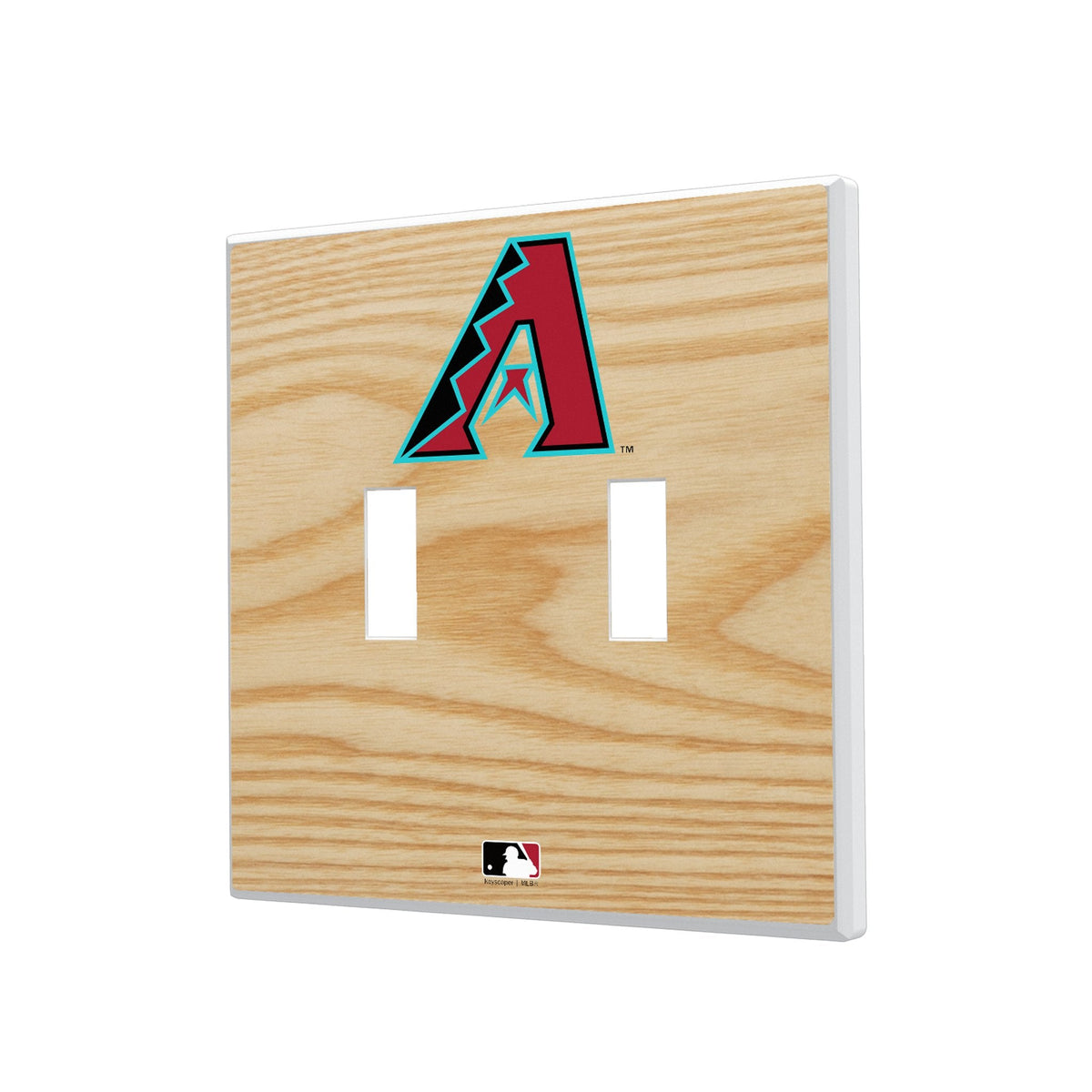 Arizona Diamondbacks Baseball Bat Hidden-Screw Light Switch Plate 3