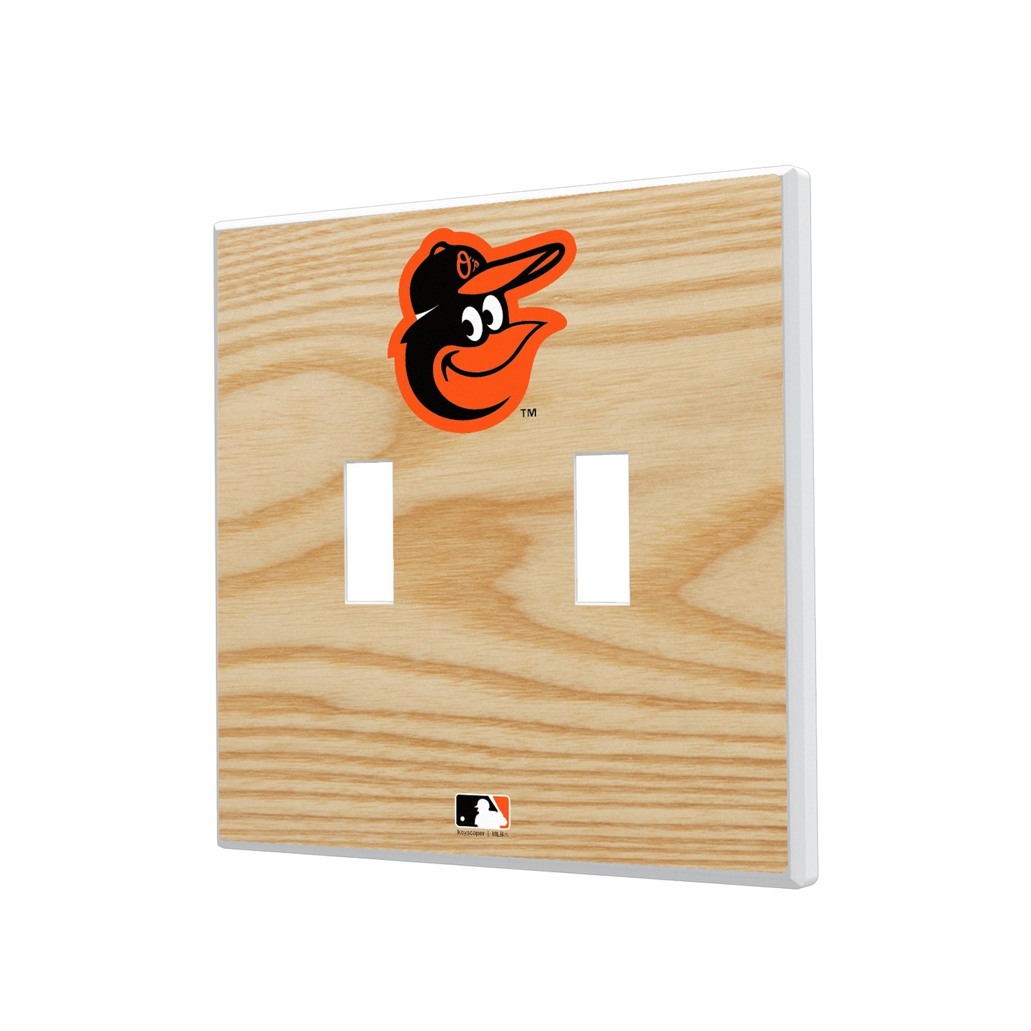 Baltimore Orioles Baseball Bat Hidden-Screw Light Switch Plate 3