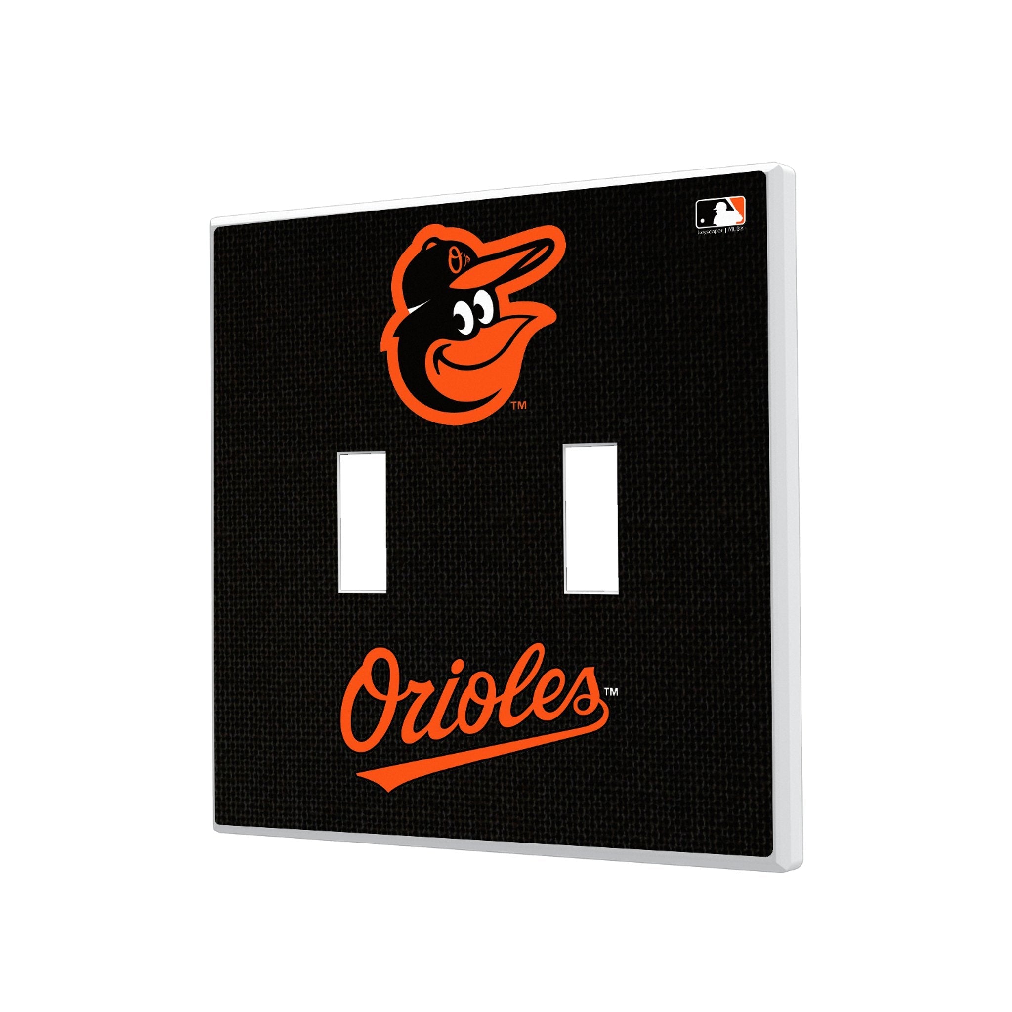 Baltimore Orioles Solid Hidden-Screw Light Switch Plate 3