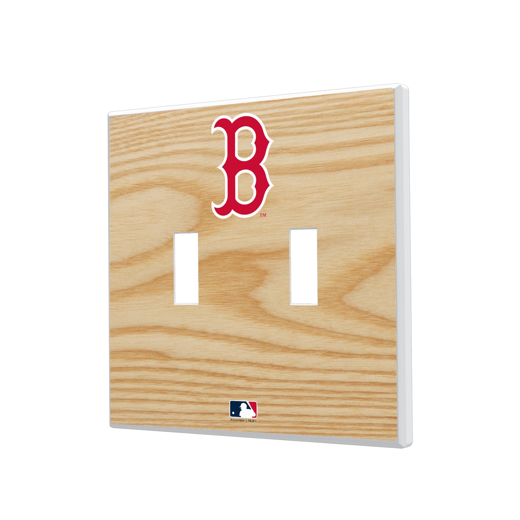 Boston Red Sox Baseball Bat Hidden-Screw Light Switch Plate 3