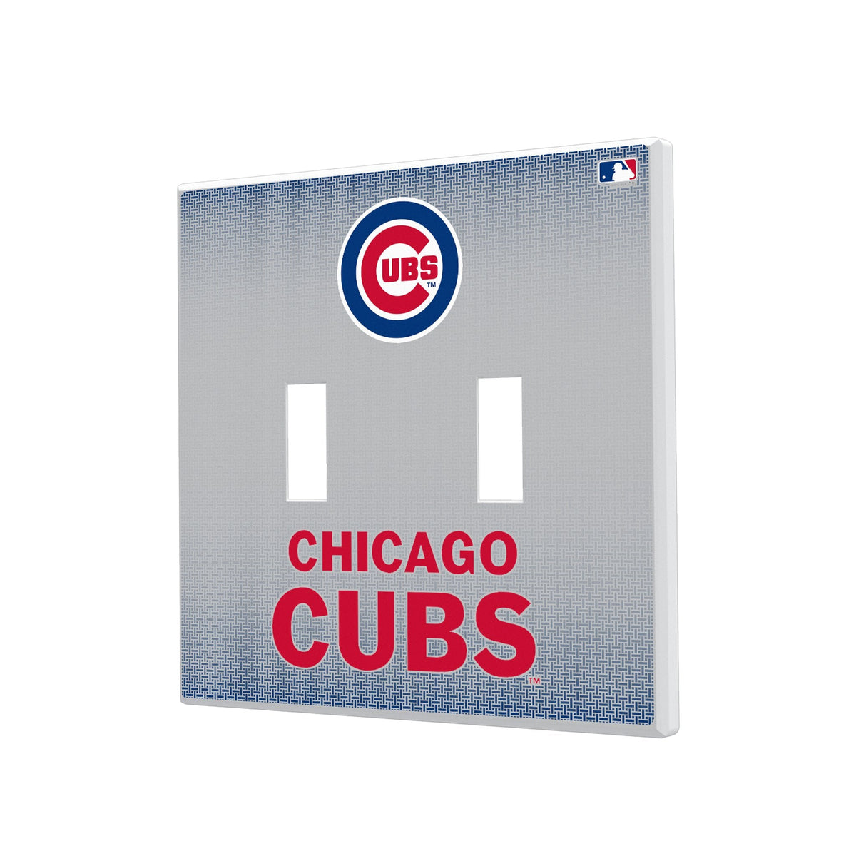 Chicago Cubs Linen Hidden-Screw Light Switch Plate 3