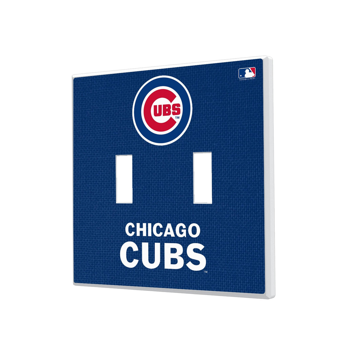 Chicago Cubs Solid Hidden-Screw Light Switch Plate 3