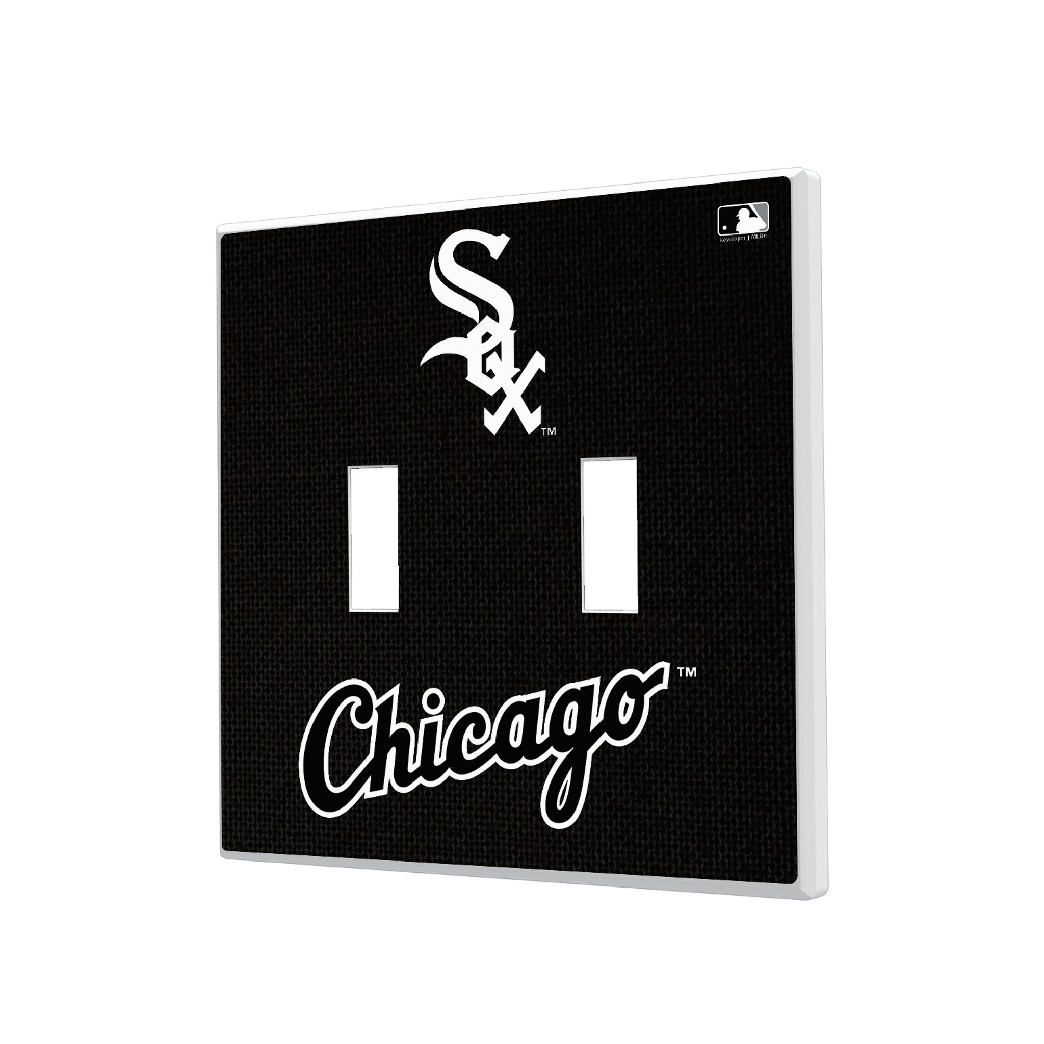 Chicago White Sox Solid Hidden-Screw Light Switch Plate 3