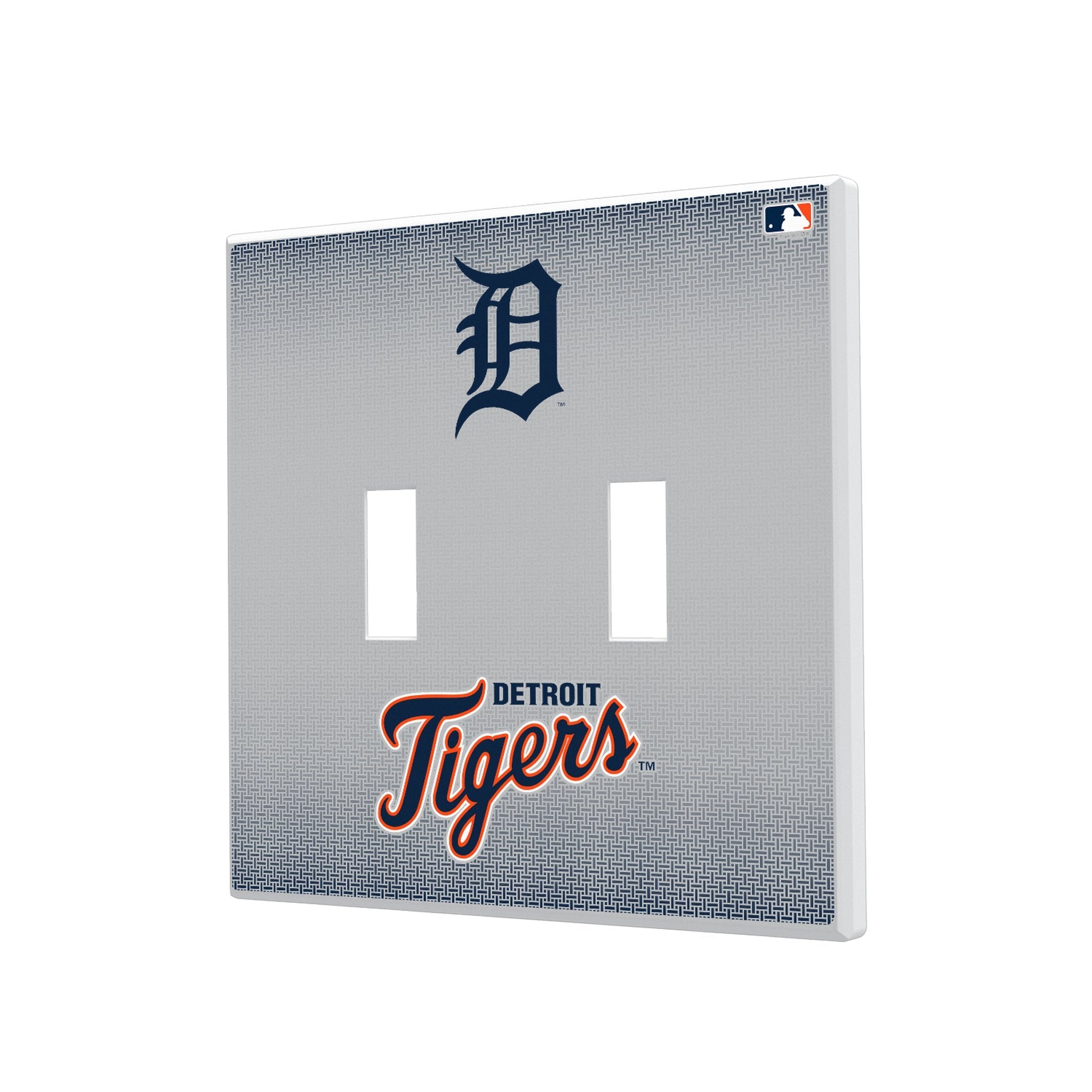 Detroit Tigers Linen Hidden-Screw Light Switch Plate 3