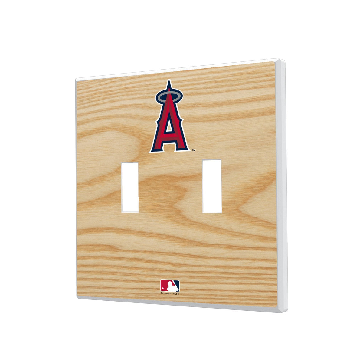 Los Angeles Angels Baseball Bat Hidden-Screw Light Switch Plate 3