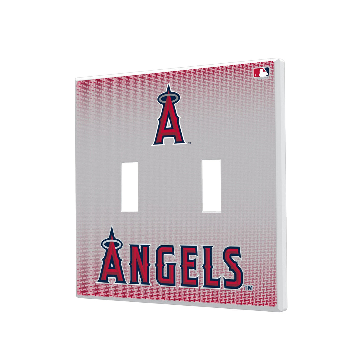 Los Angeles Angels Linen Hidden-Screw Light Switch Plate 3