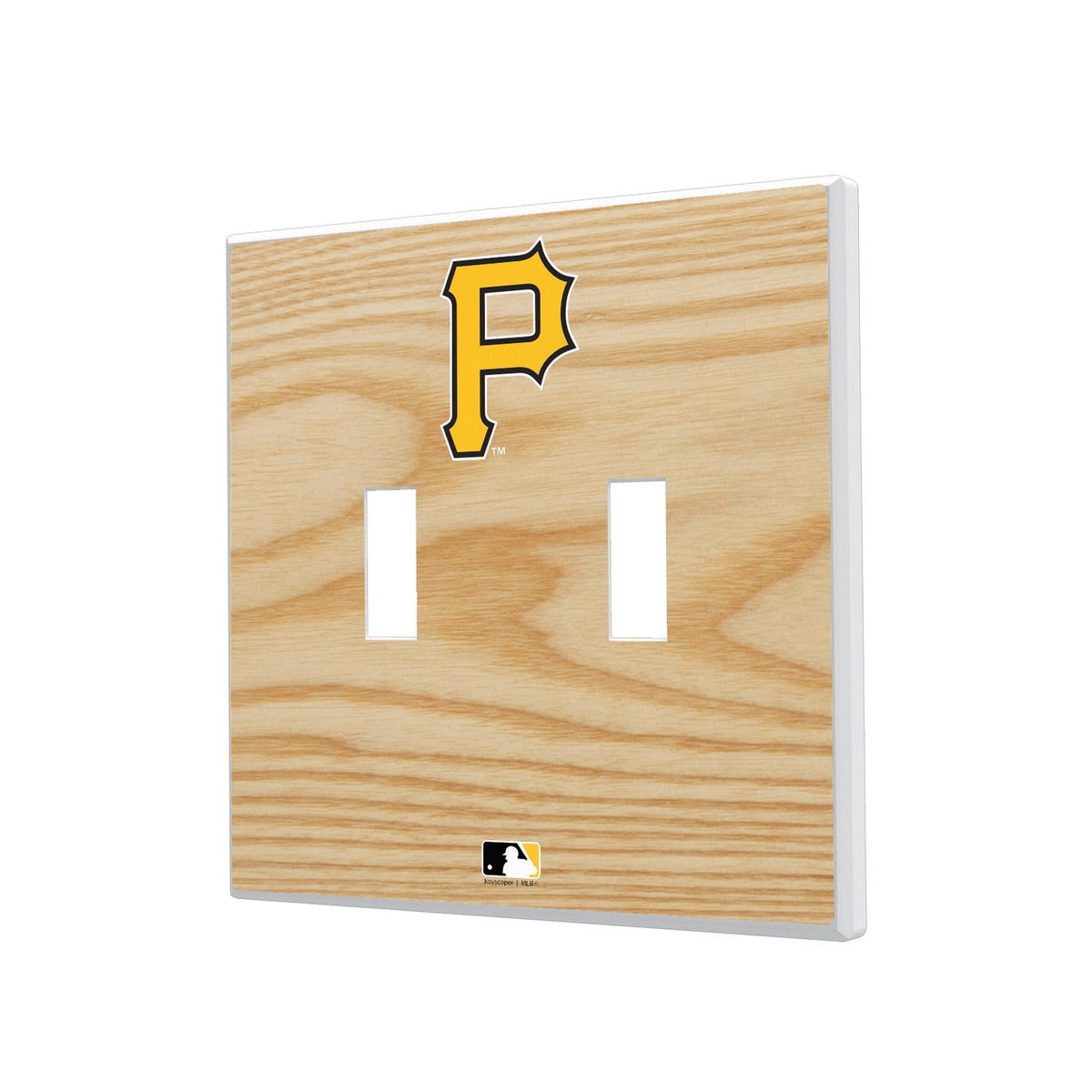 Pittsburgh Pirates Baseball Bat Hidden-Screw Light Switch Plate 3