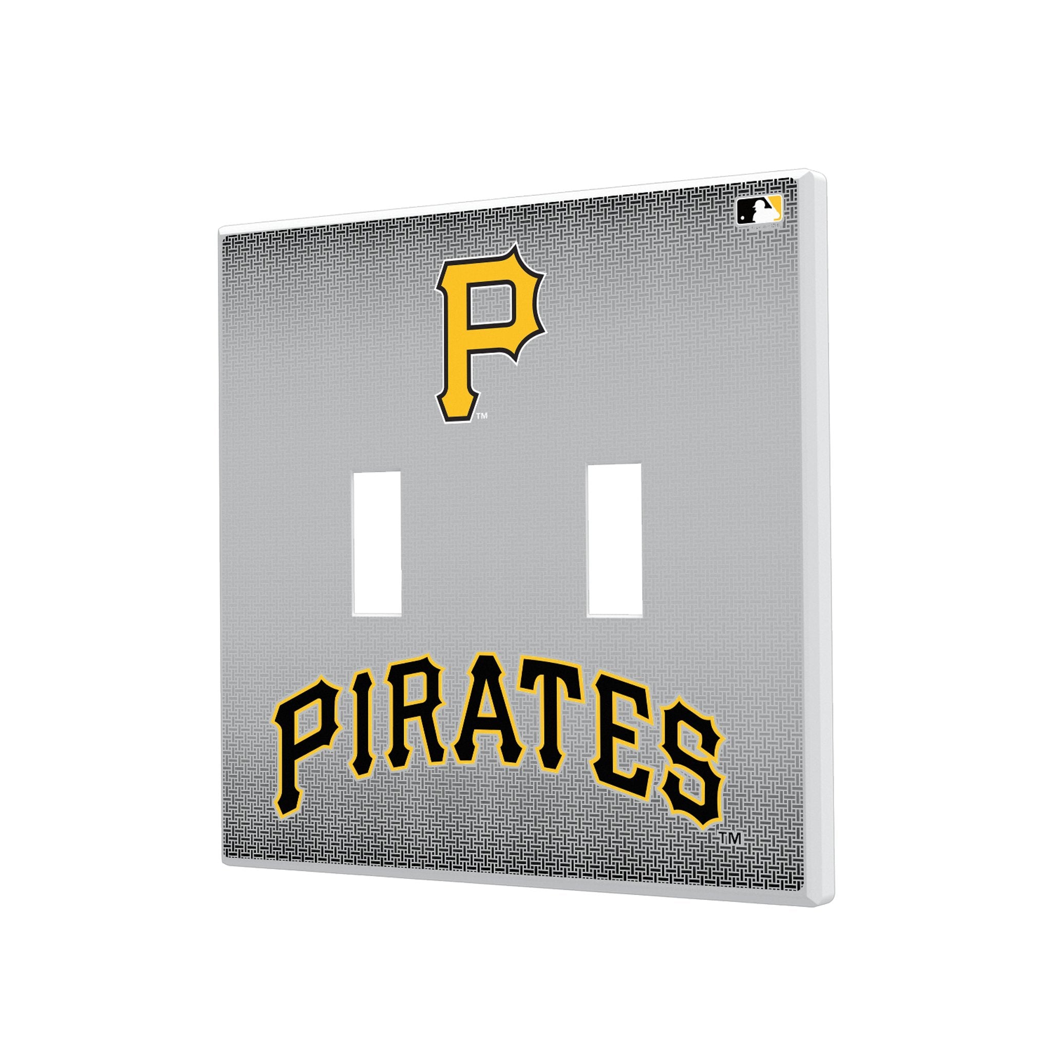 Pittsburgh Pirates Linen Hidden-Screw Light Switch Plate 3