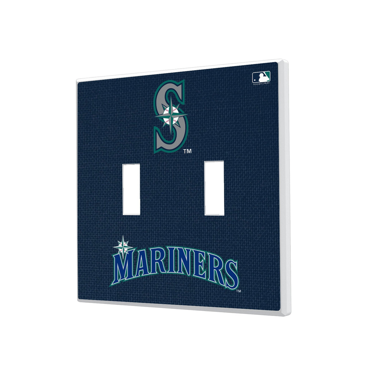 Seattle Mariners Solid Hidden-Screw Light Switch Plate 3