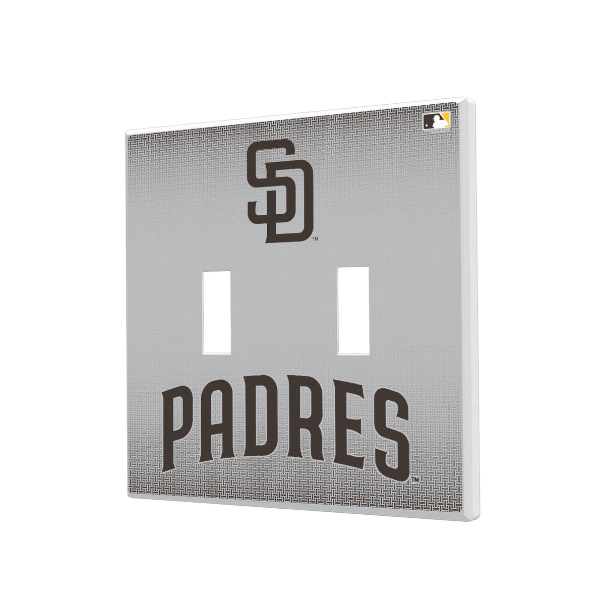 San Diego Padres Linen Hidden-Screw Light Switch Plate 3
