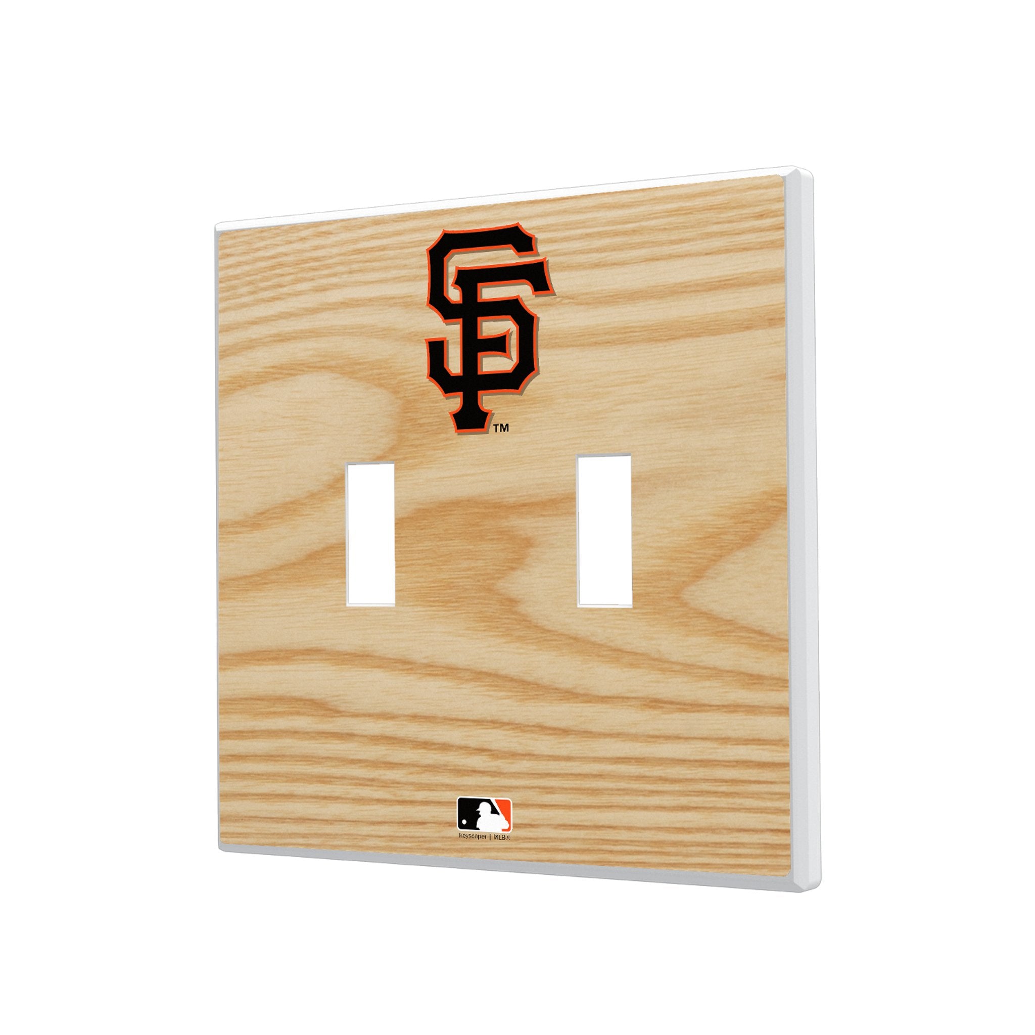 San Francisco Giants Baseball Bat Hidden-Screw Light Switch Plate 3