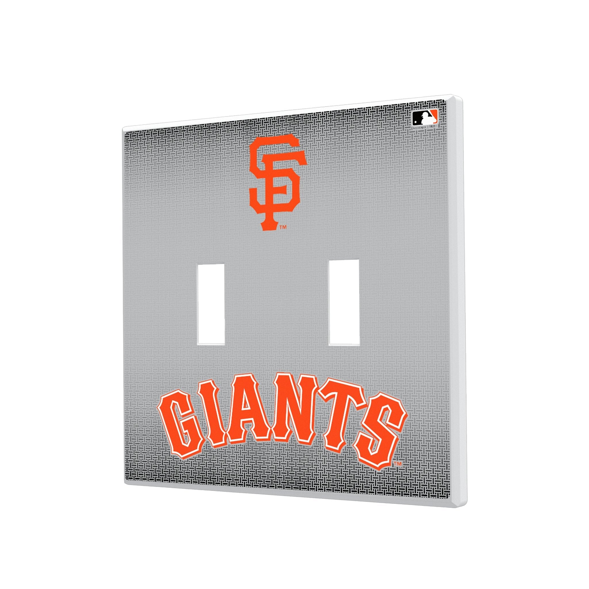 San Francisco Giants Linen Hidden-Screw Light Switch Plate 3