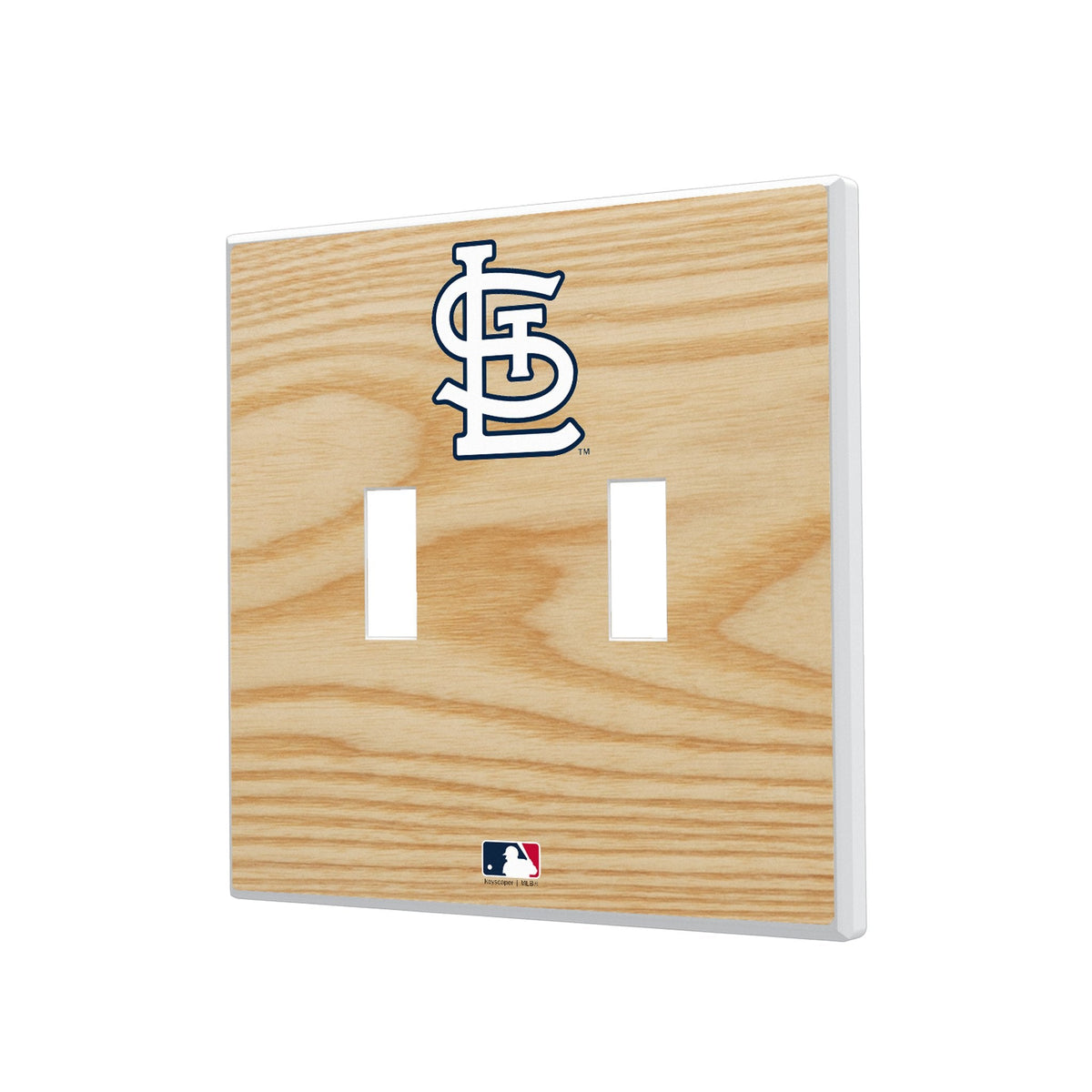 St Louis Cardinals Baseball Bat Hidden-Screw Light Switch Plate 3