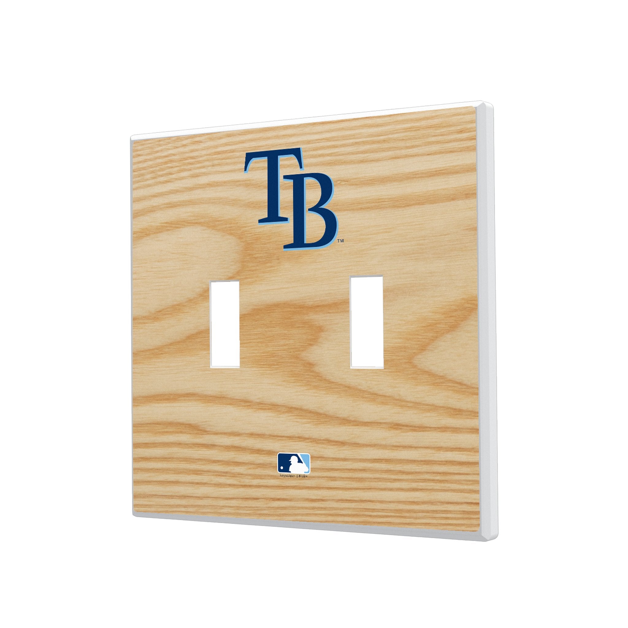 Tampa Bay Rays Baseball Bat Hidden-Screw Light Switch Plate 3