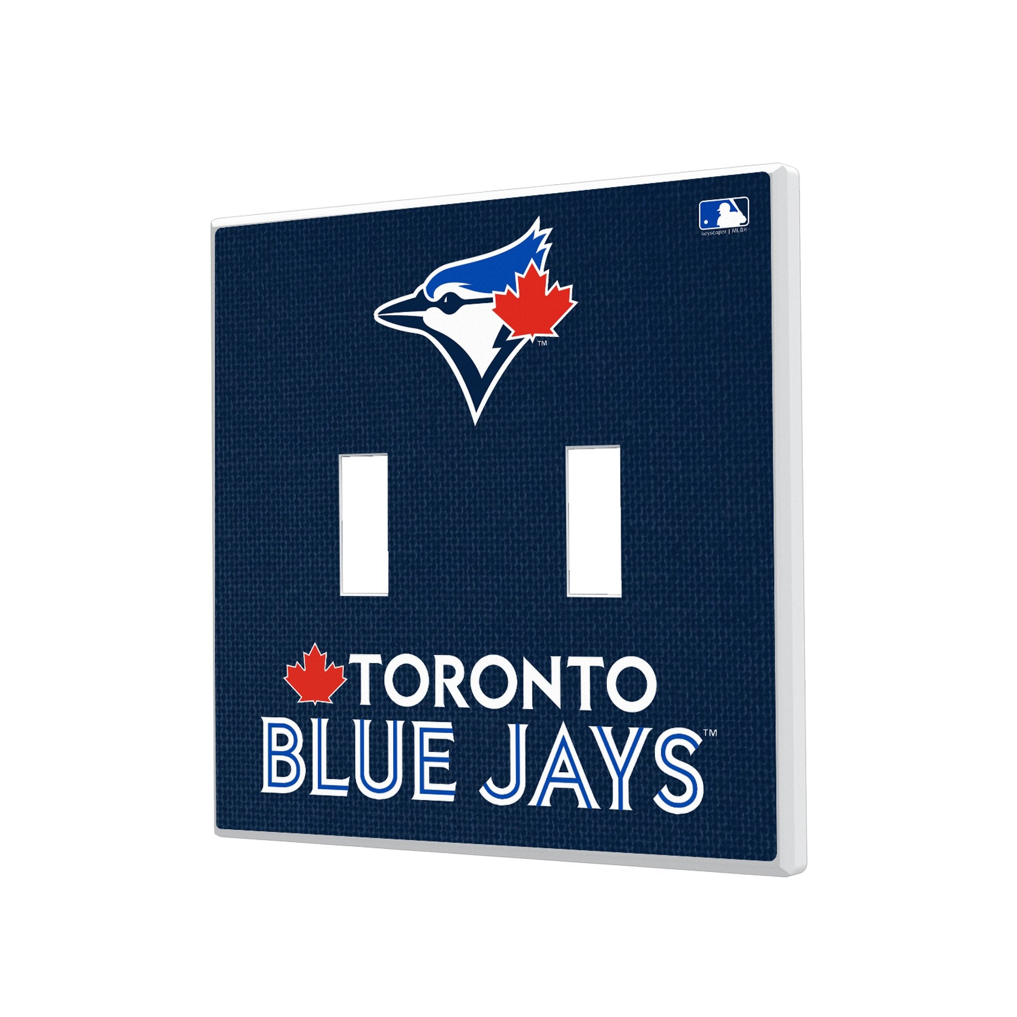 Toronto Blue Jays Solid Hidden-Screw Light Switch Plate 3