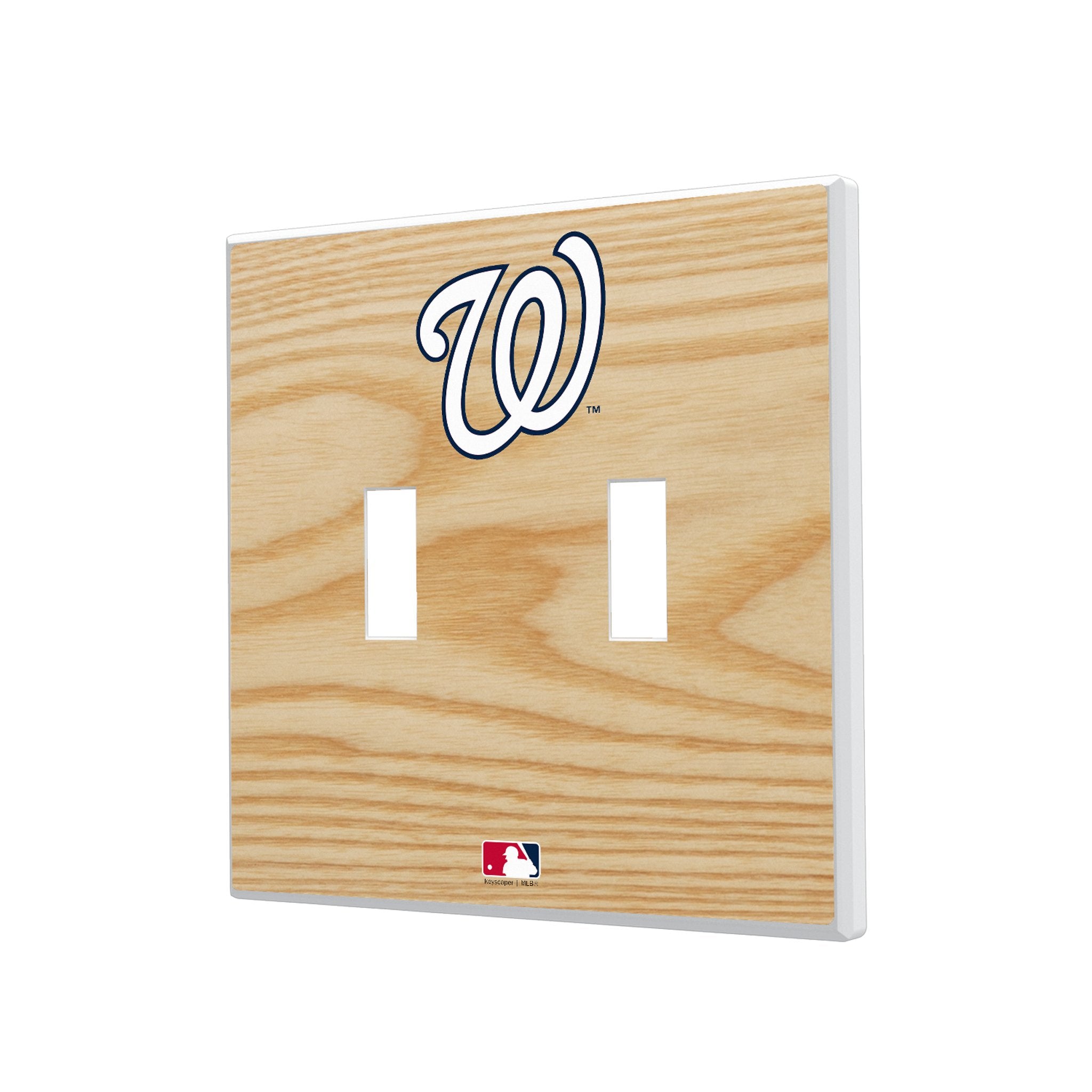 Washington Nationals Baseball Bat Hidden-Screw Light Switch Plate 3