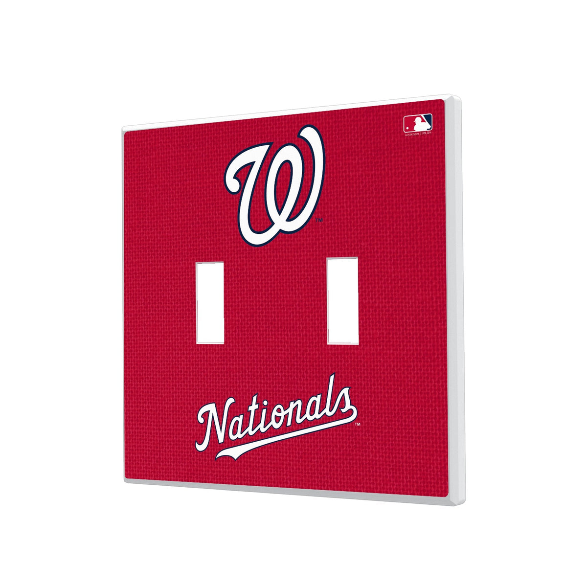 Washington Nationals Solid Hidden-Screw Light Switch Plate 3