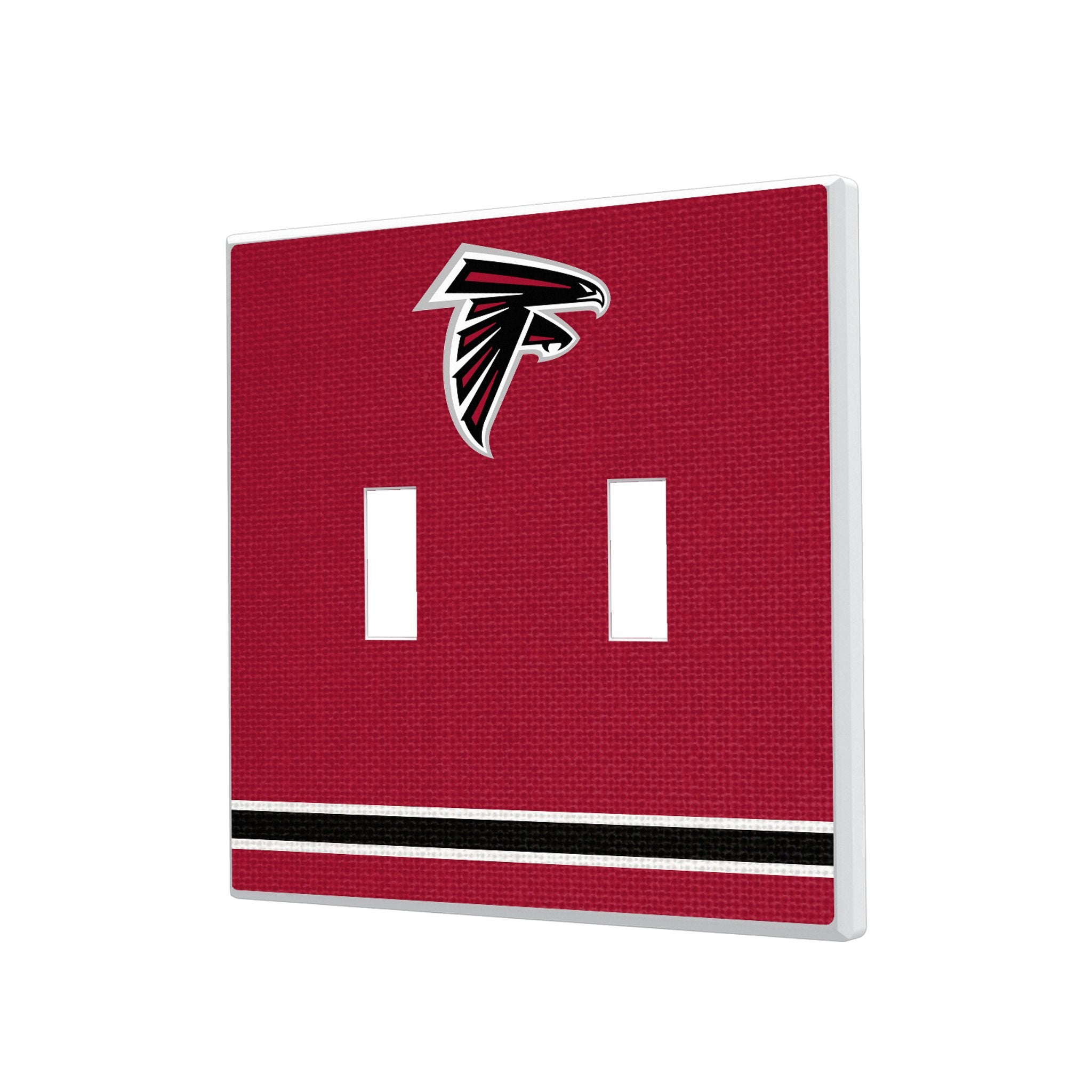 Atlanta Falcons Stripe Hidden-Screw Light Switch Plate 3