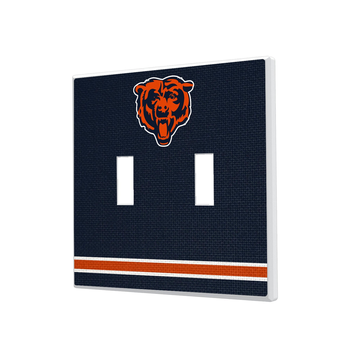 Chicago Bears Stripe Hidden-Screw Light Switch Plate 3