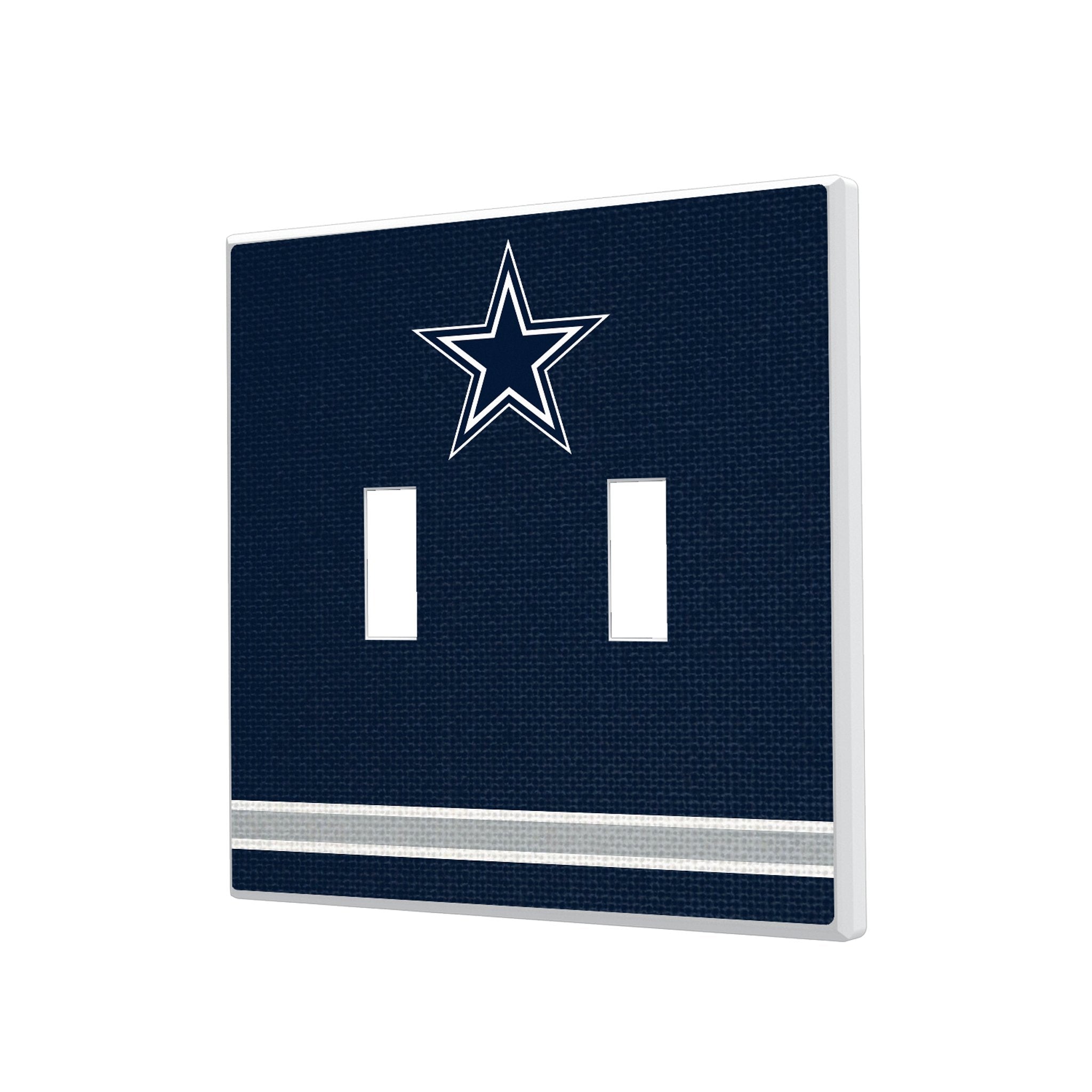 Dallas Cowboys Stripe Hidden-Screw Light Switch Plate 3