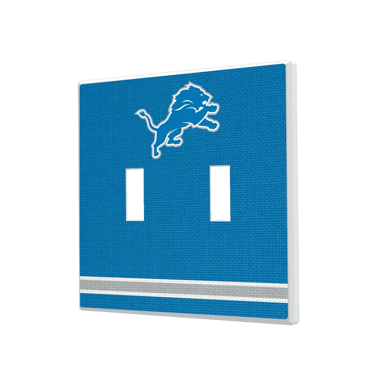 Detroit Lions Stripe Hidden-Screw Light Switch Plate 3