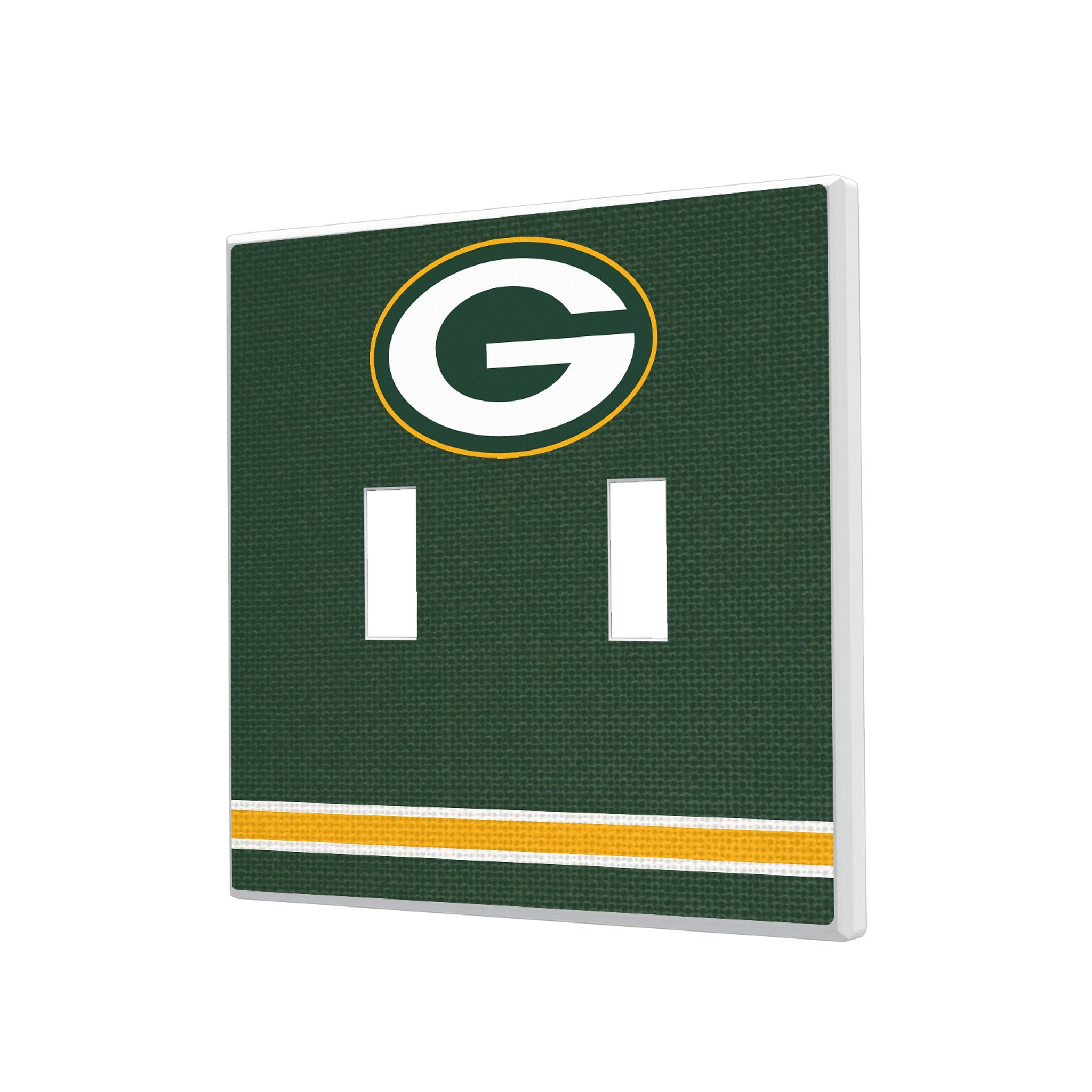 Green Bay Packers Stripe Hidden-Screw Light Switch Plate 3