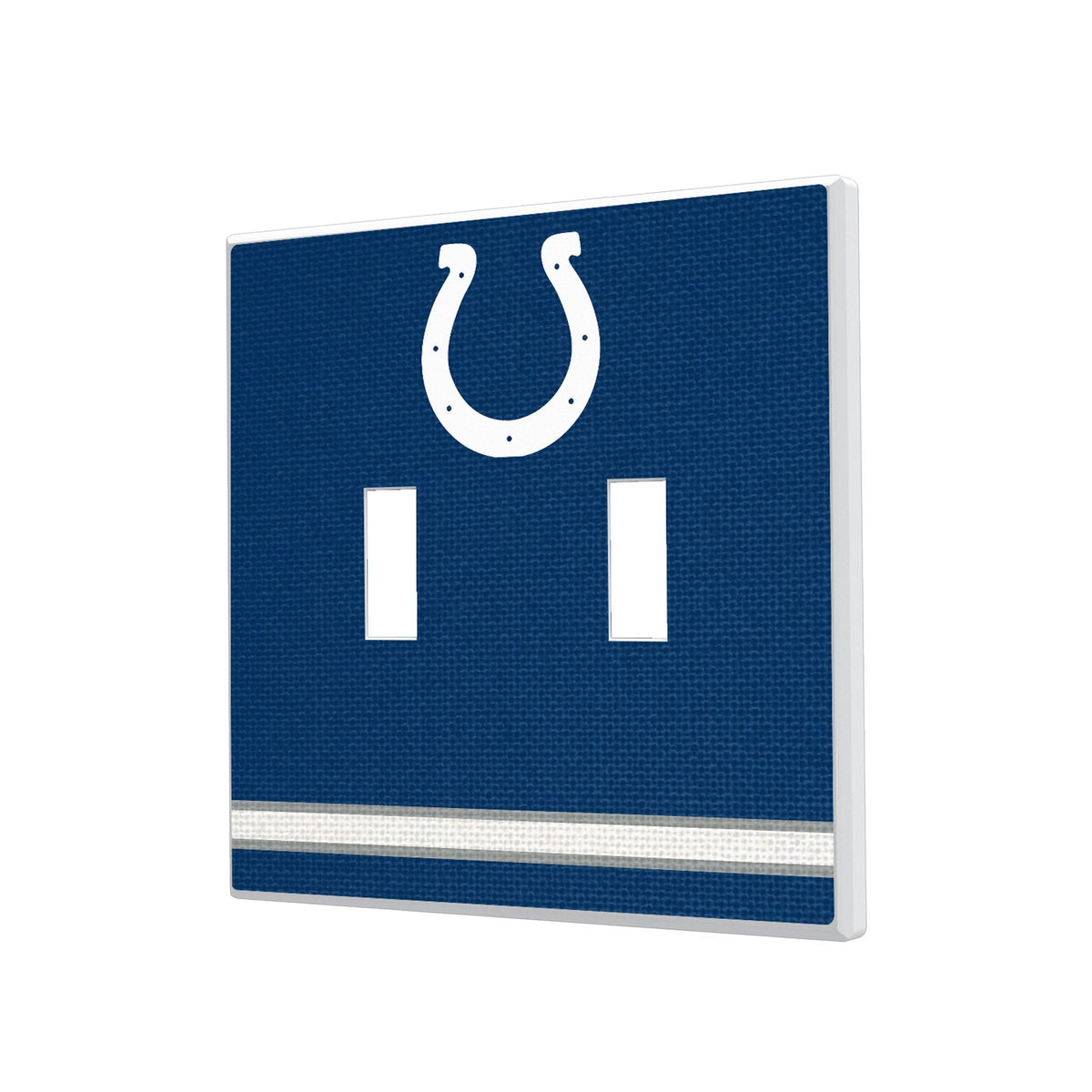 Indianapolis Colts Stripe Hidden-Screw Light Switch Plate 3