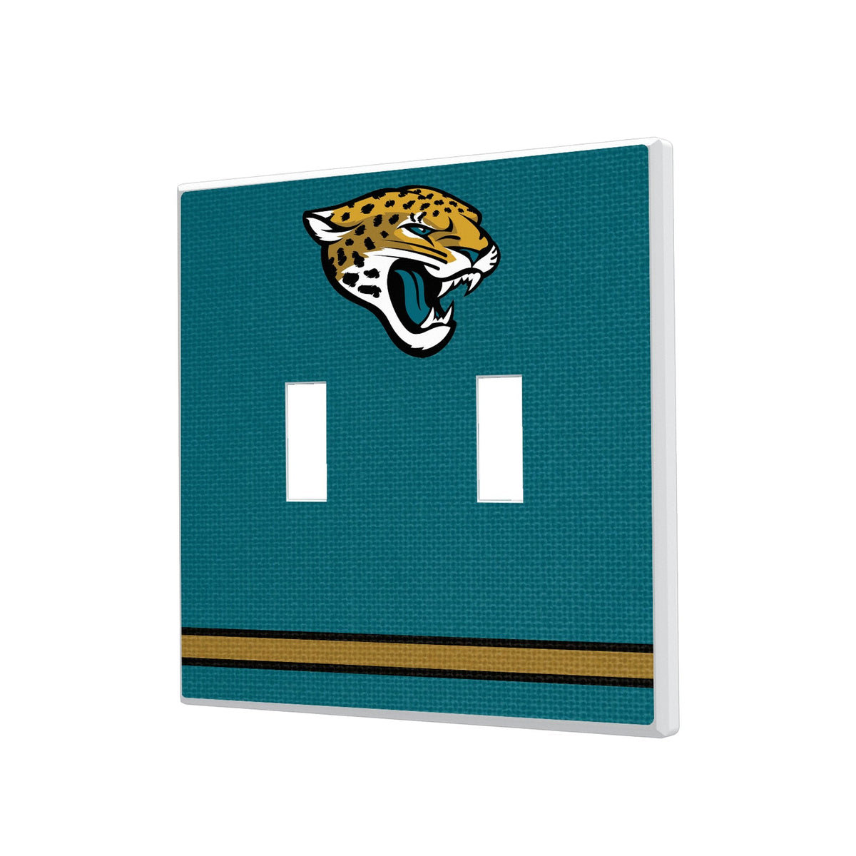 Jacksonville Jaguars Stripe Hidden-Screw Light Switch Plate 3