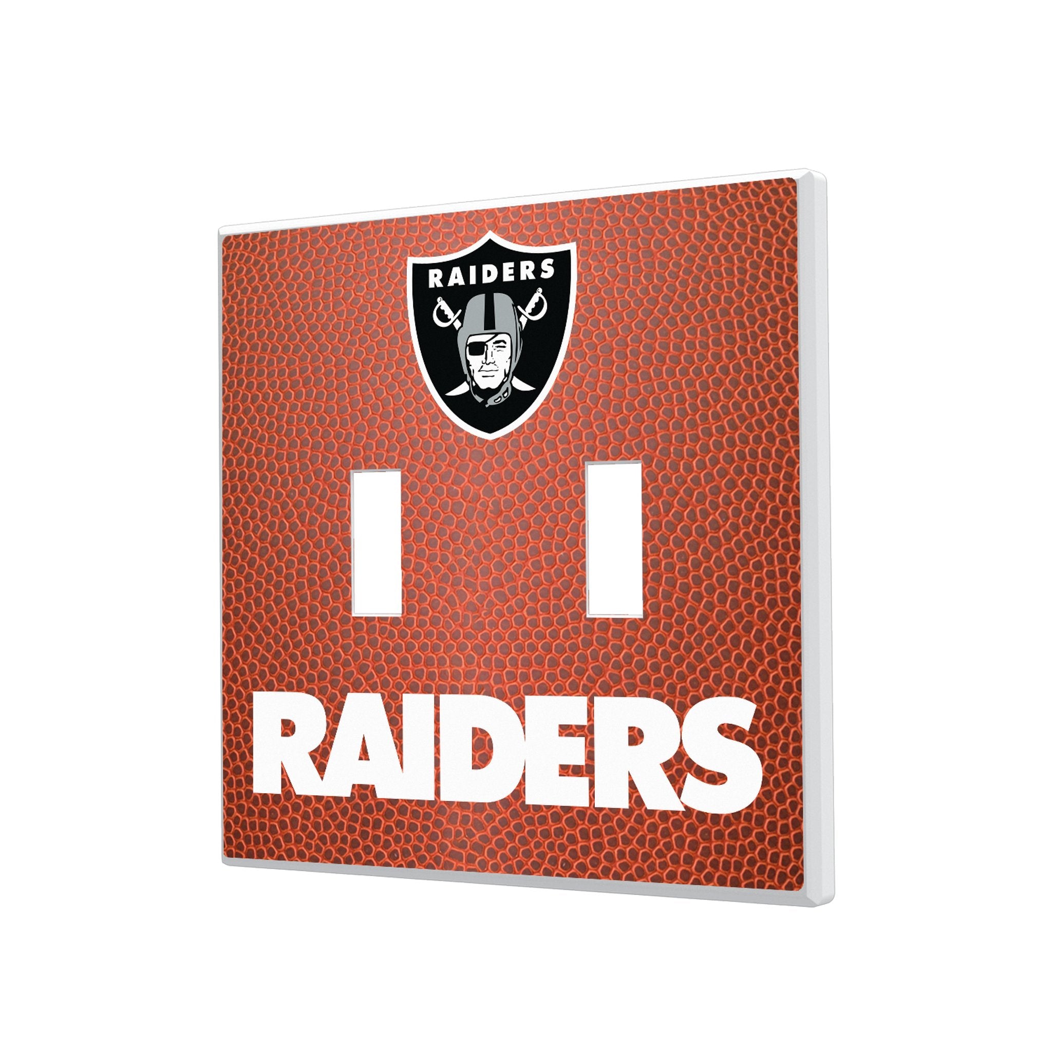 Las Vegas Raiders Football Hidden-Screw Light Switch Plate 3