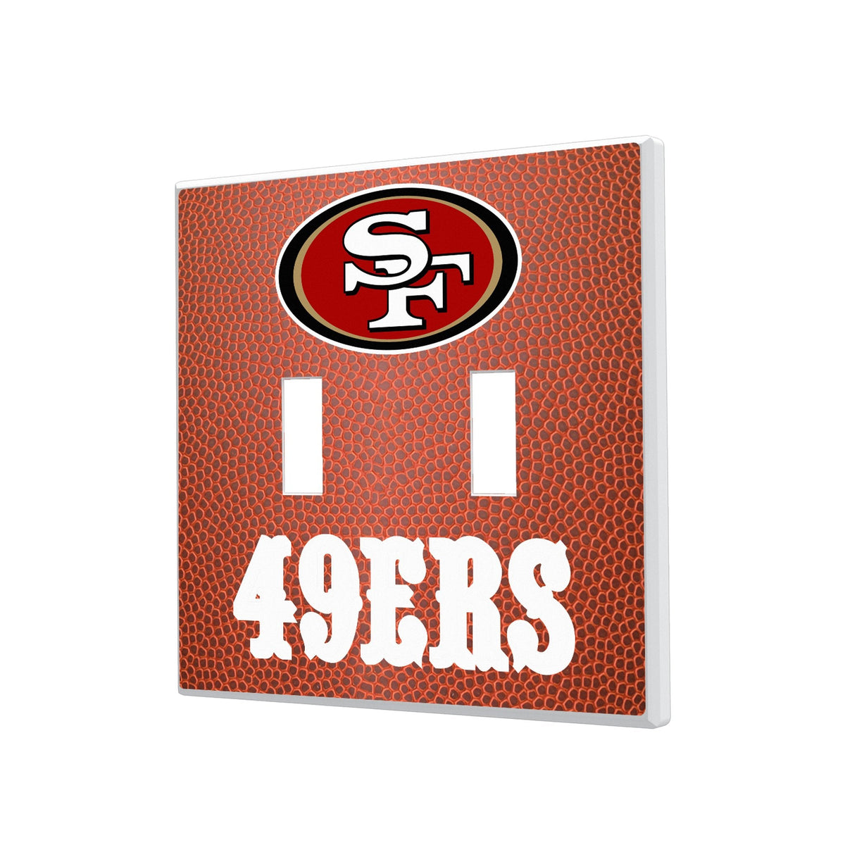San Francisco 49ers Football Hidden-Screw Light Switch Plate 3