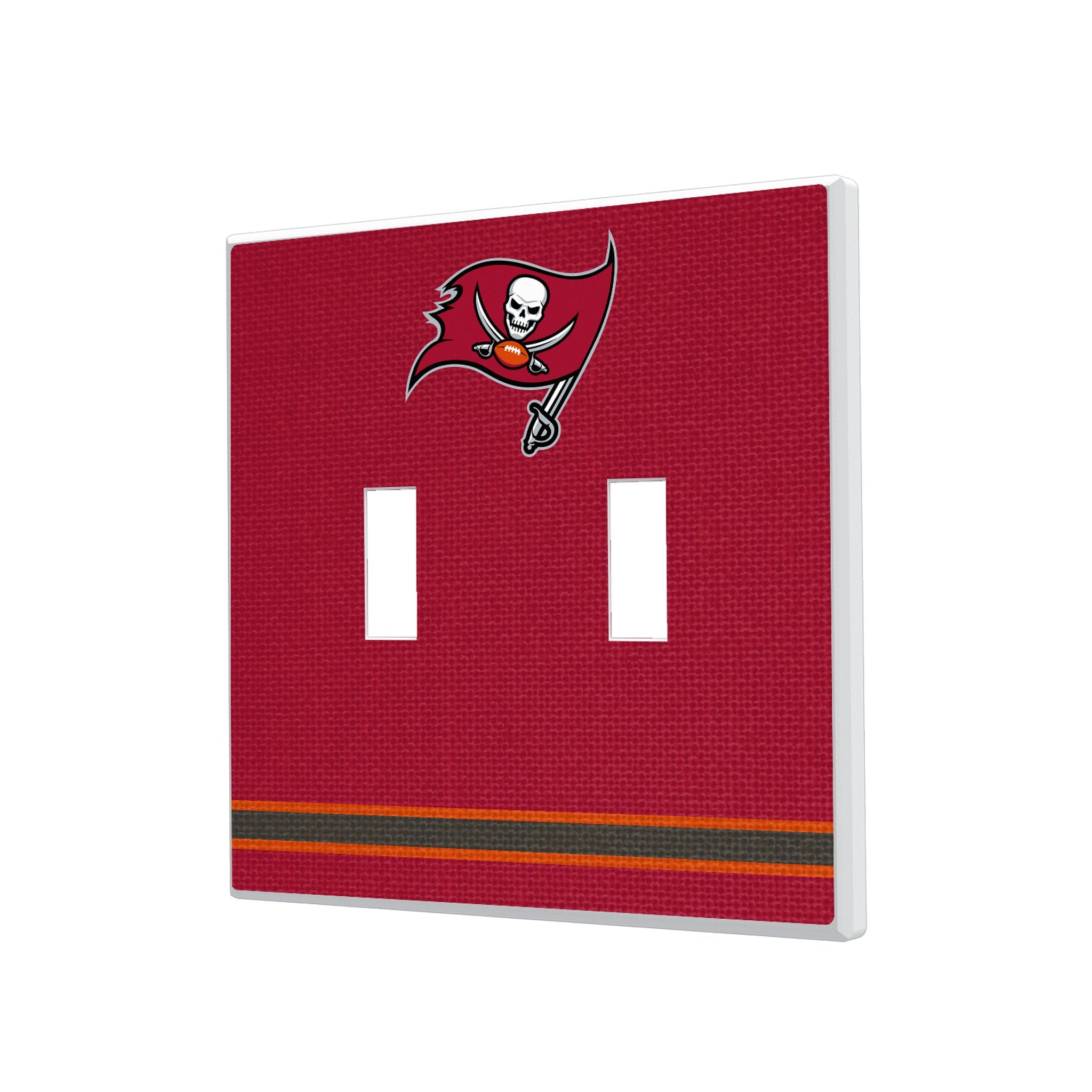 Tampa Bay Buccaneers Stripe Hidden-Screw Light Switch Plate 3