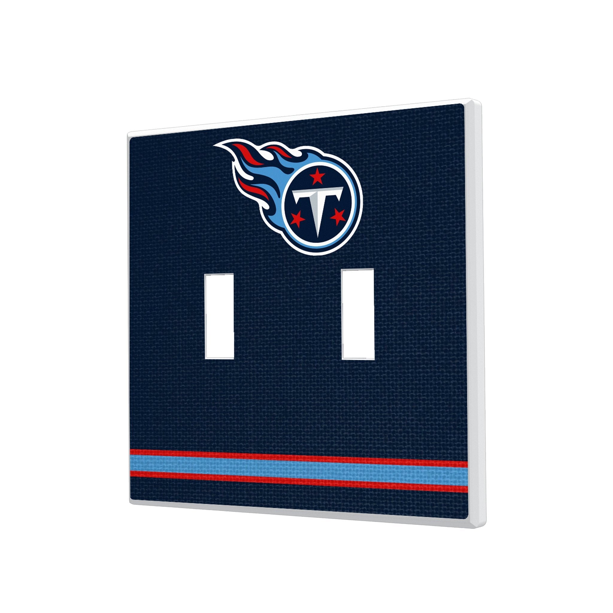Tennessee Titans Stripe Hidden-Screw Light Switch Plate 3