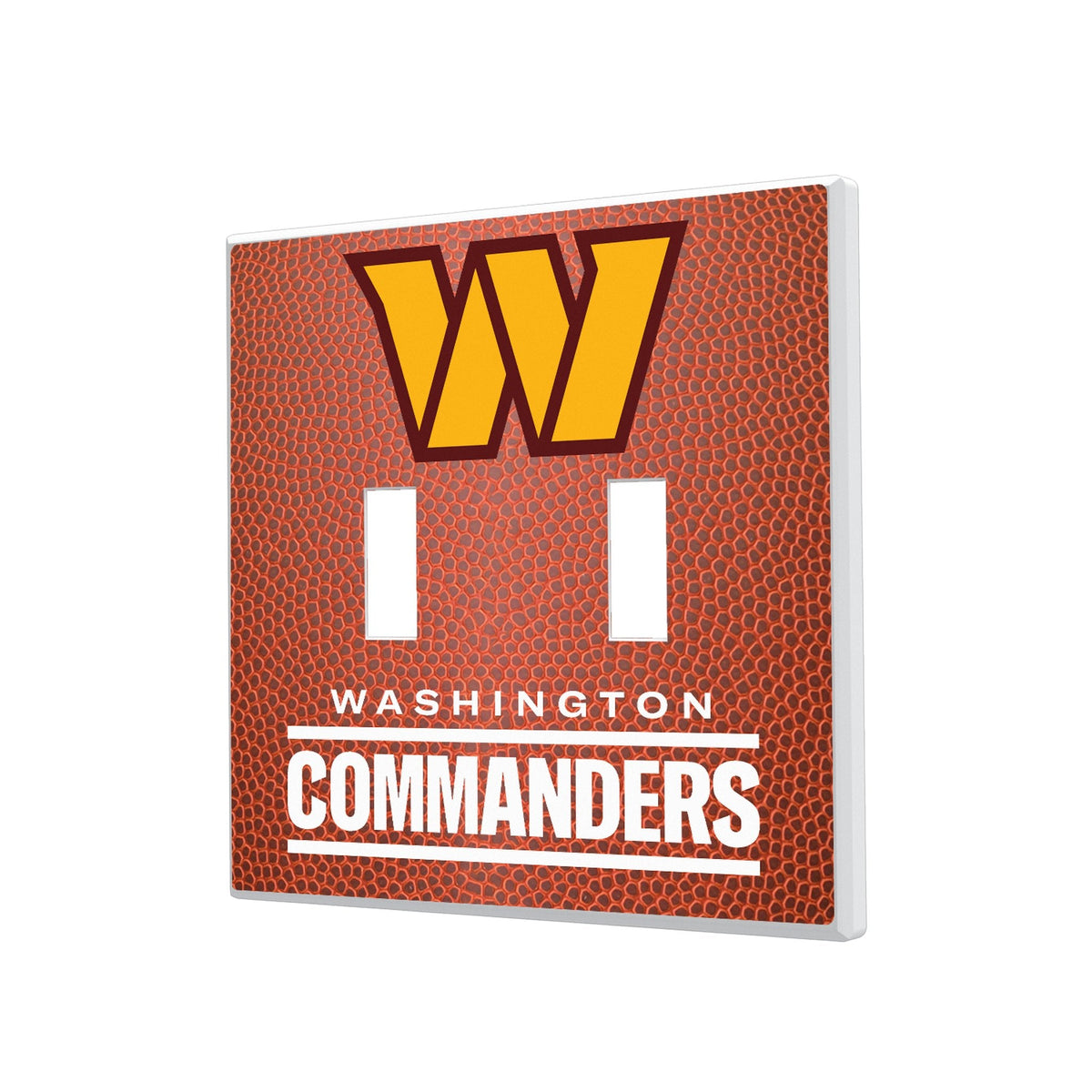 Washington Commanders Football Hidden-Screw Light Switch Plate 3