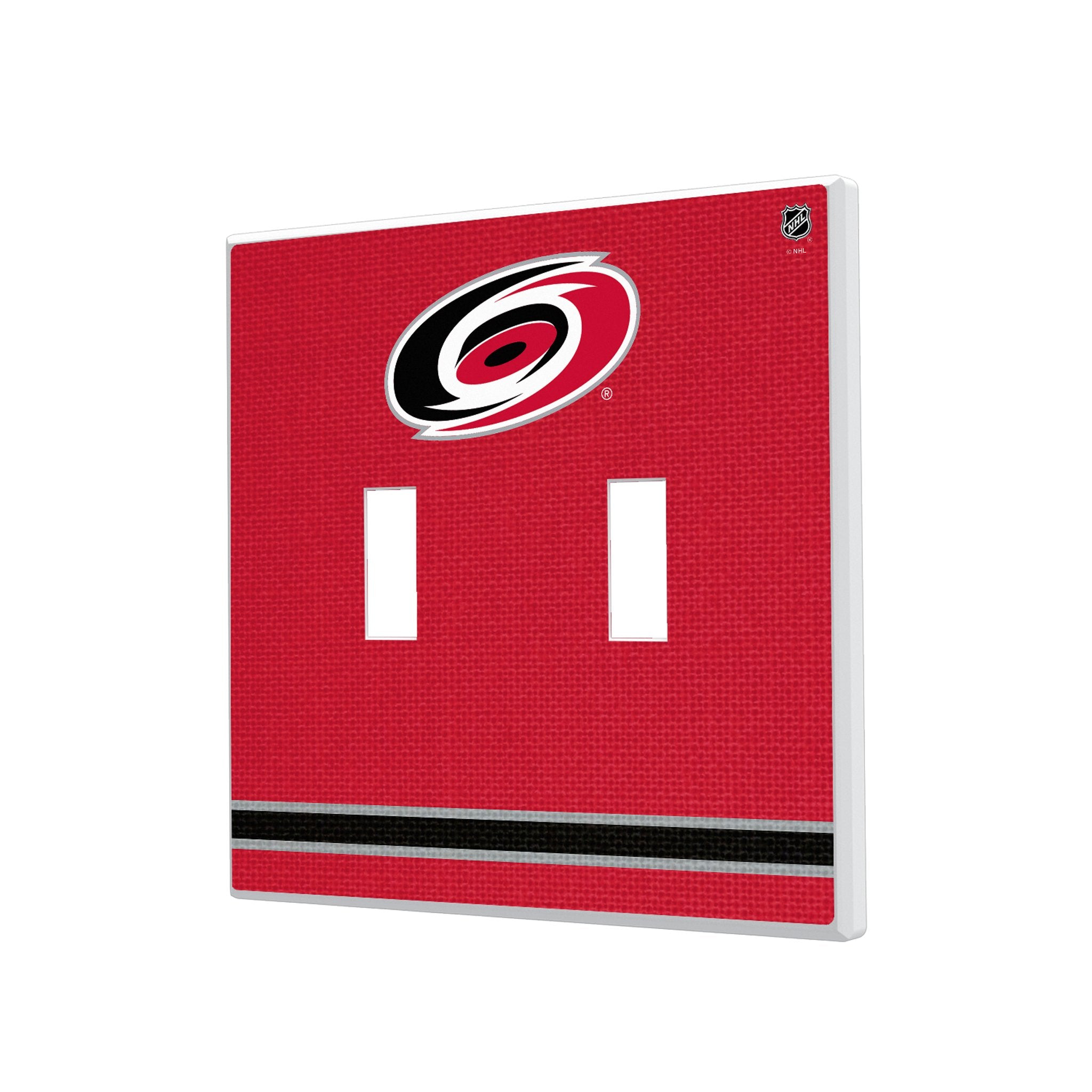 Carolina Hurricanes Stripe Hidden-Screw Light Switch Plate 3