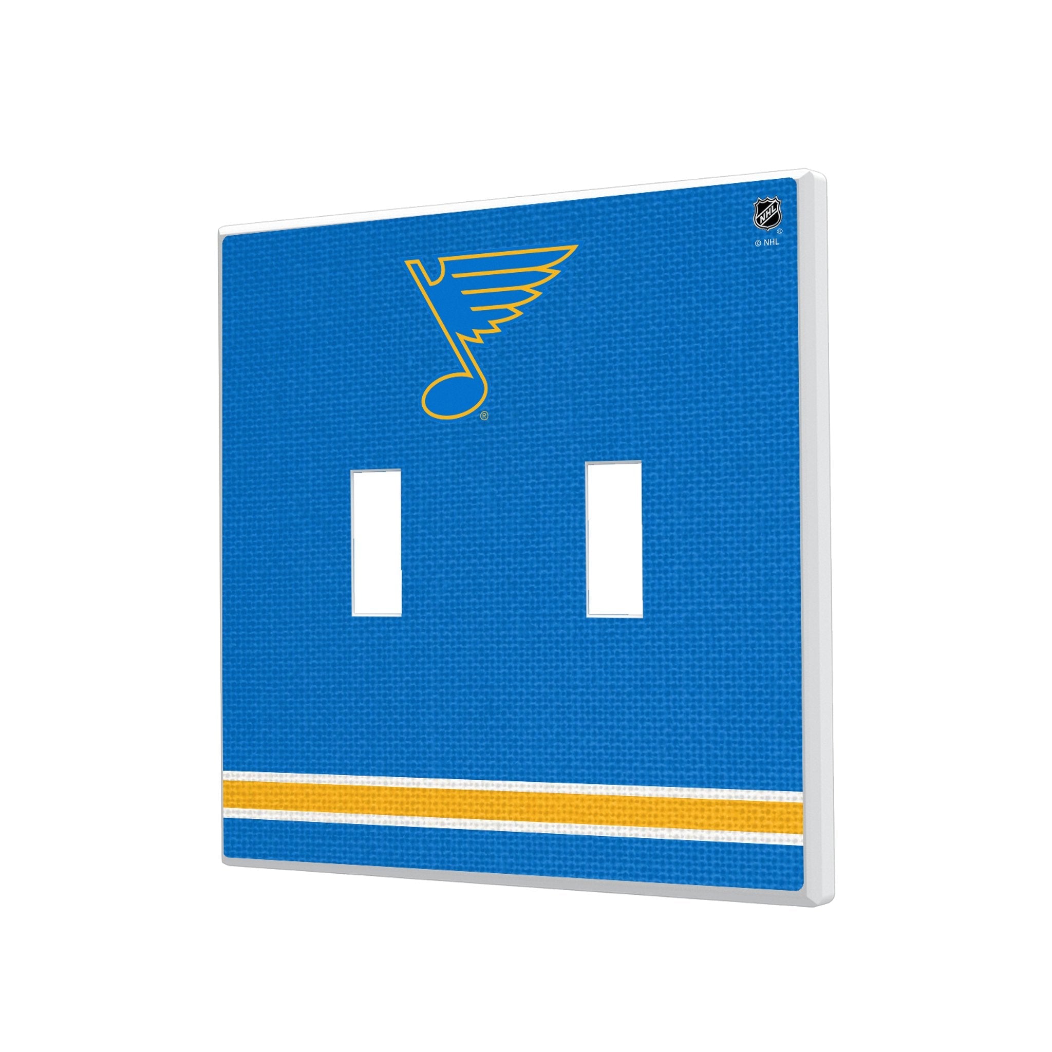 St. Louis Blues Stripe Hidden-Screw Light Switch Plate 3