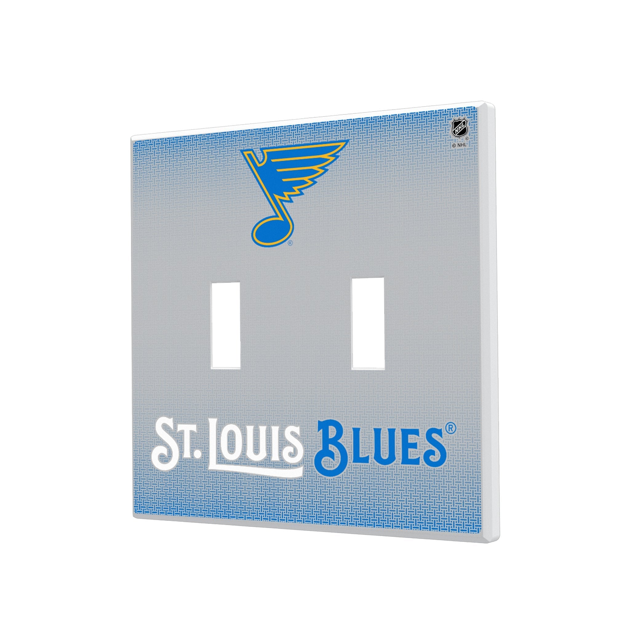 St. Louis Blues Linen Hidden-Screw Light Switch Plate 3