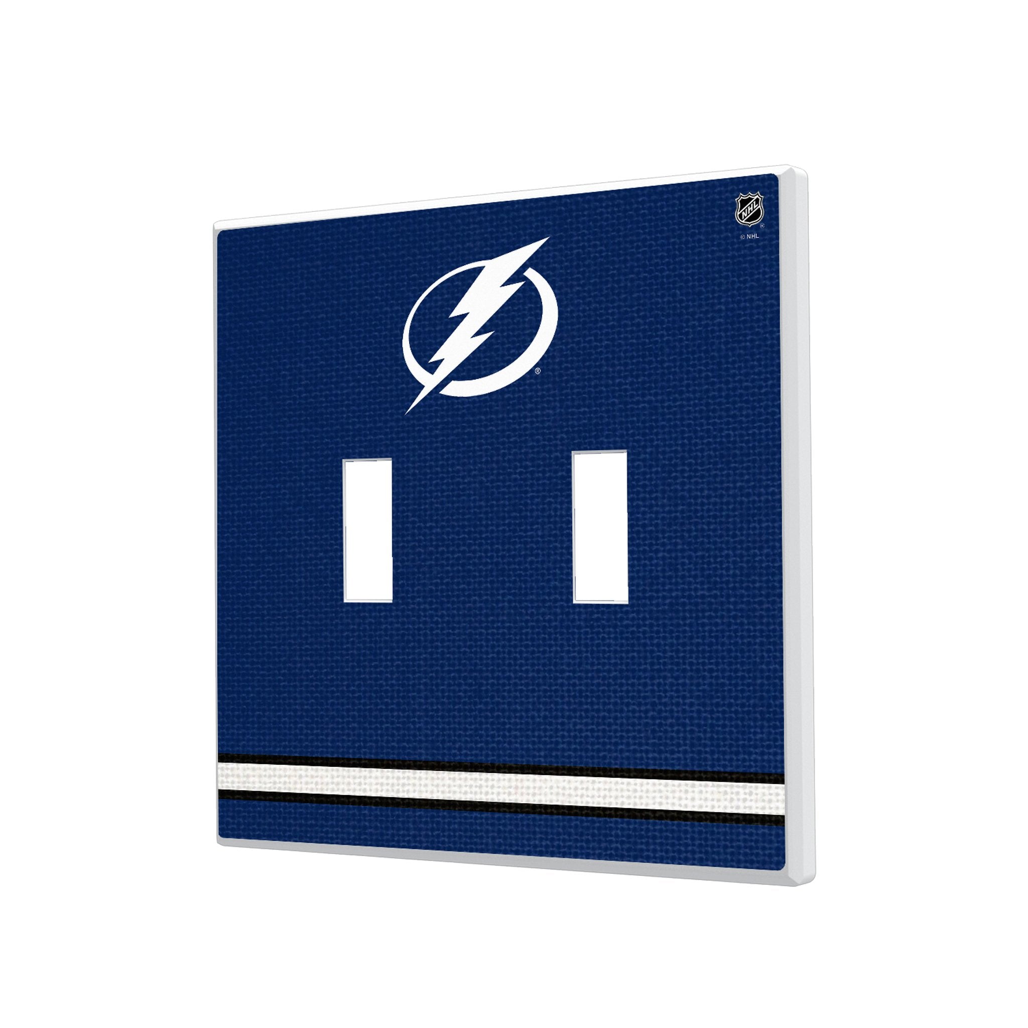 Tampa Bay Lightning Stripe Hidden-Screw Light Switch Plate 3
